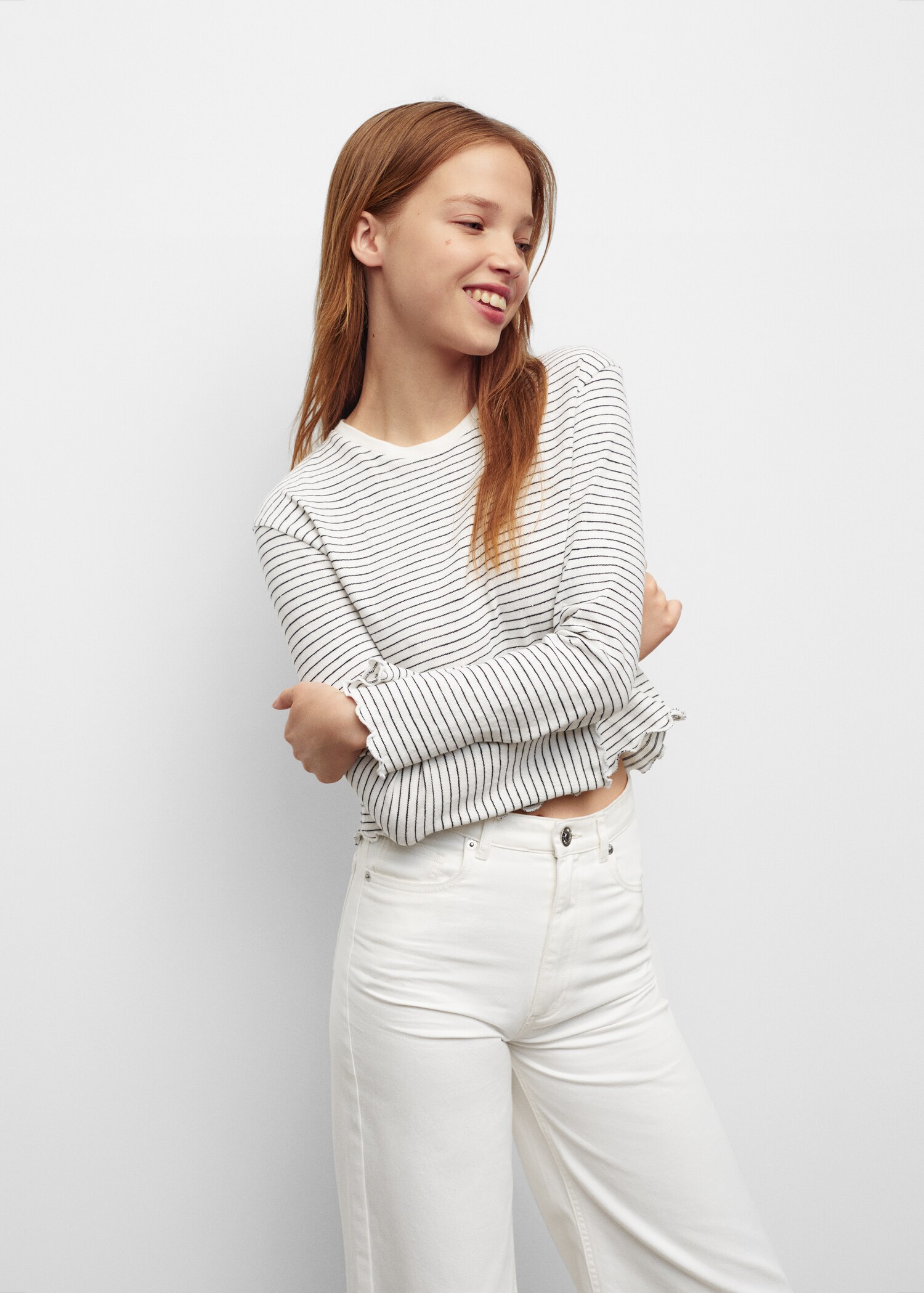 Striped long sleeves t-shirt - Details of the article 1