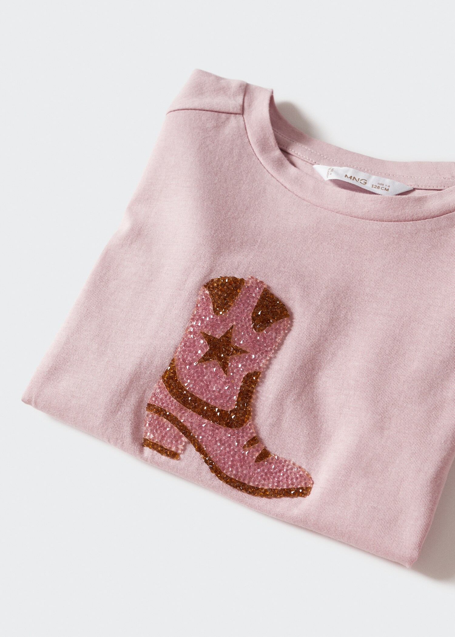 Embossed detail t-shirt - Details of the article 8