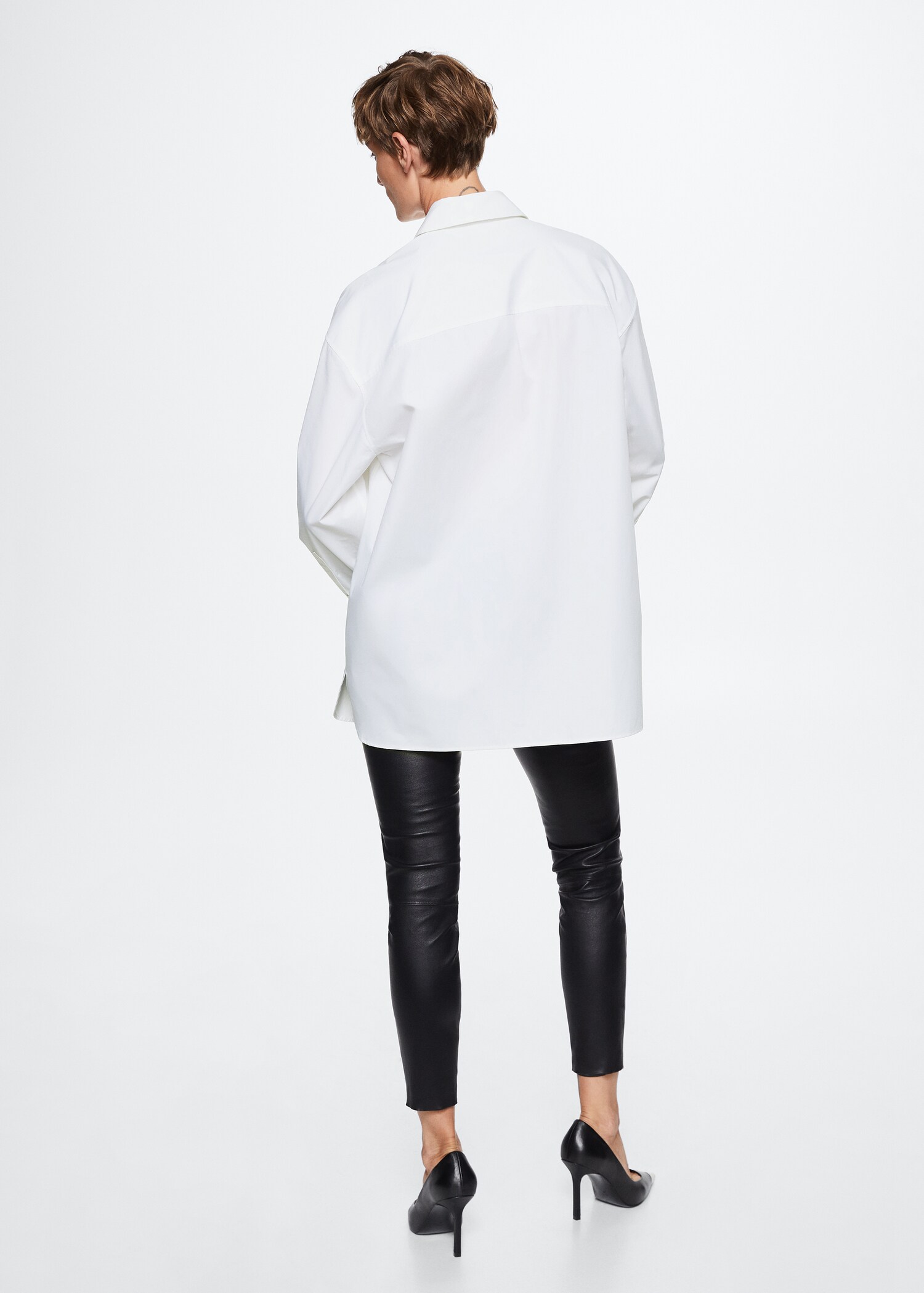 Chemise coton oversize - Verso de l’article