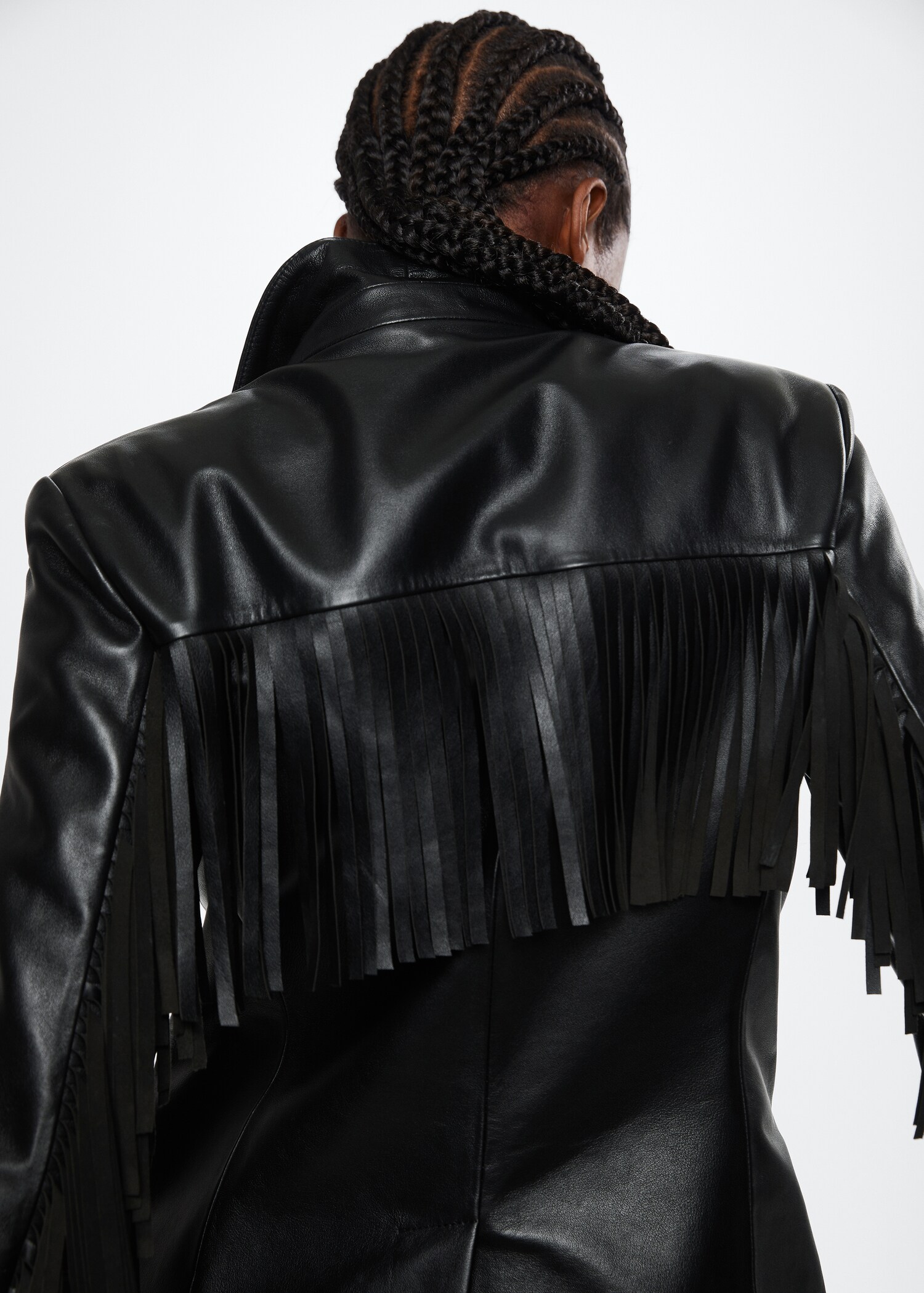 Veste cuir franges - Détail de l'article 6
