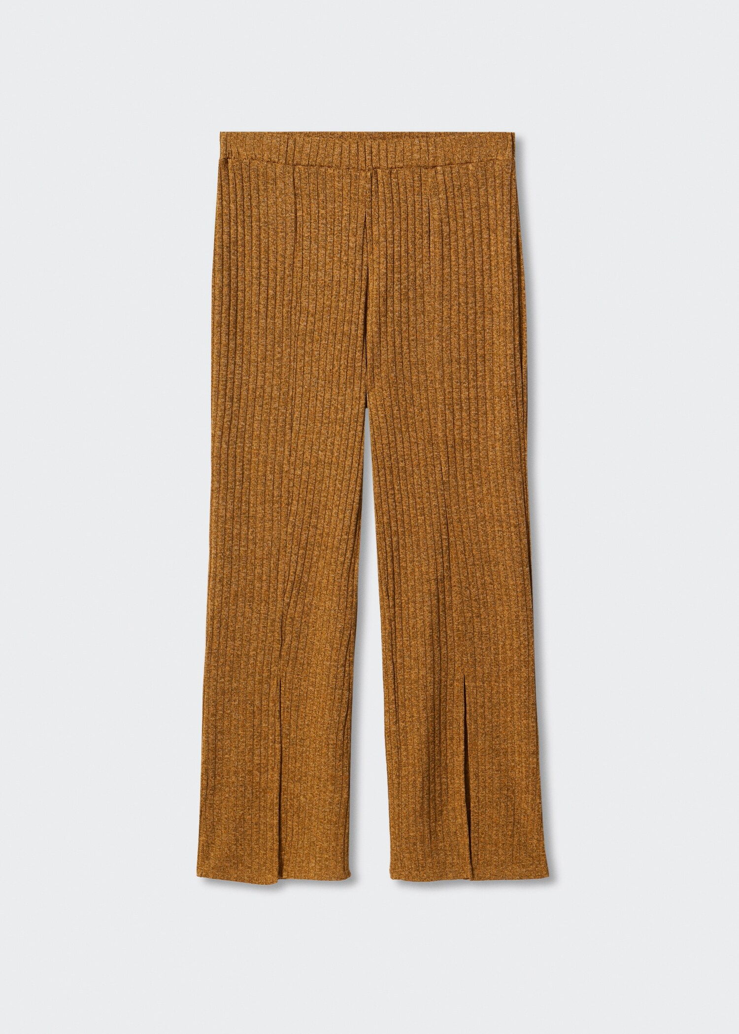 Gerippte Hose mit Seitenschlitz - Artikel ohne Model