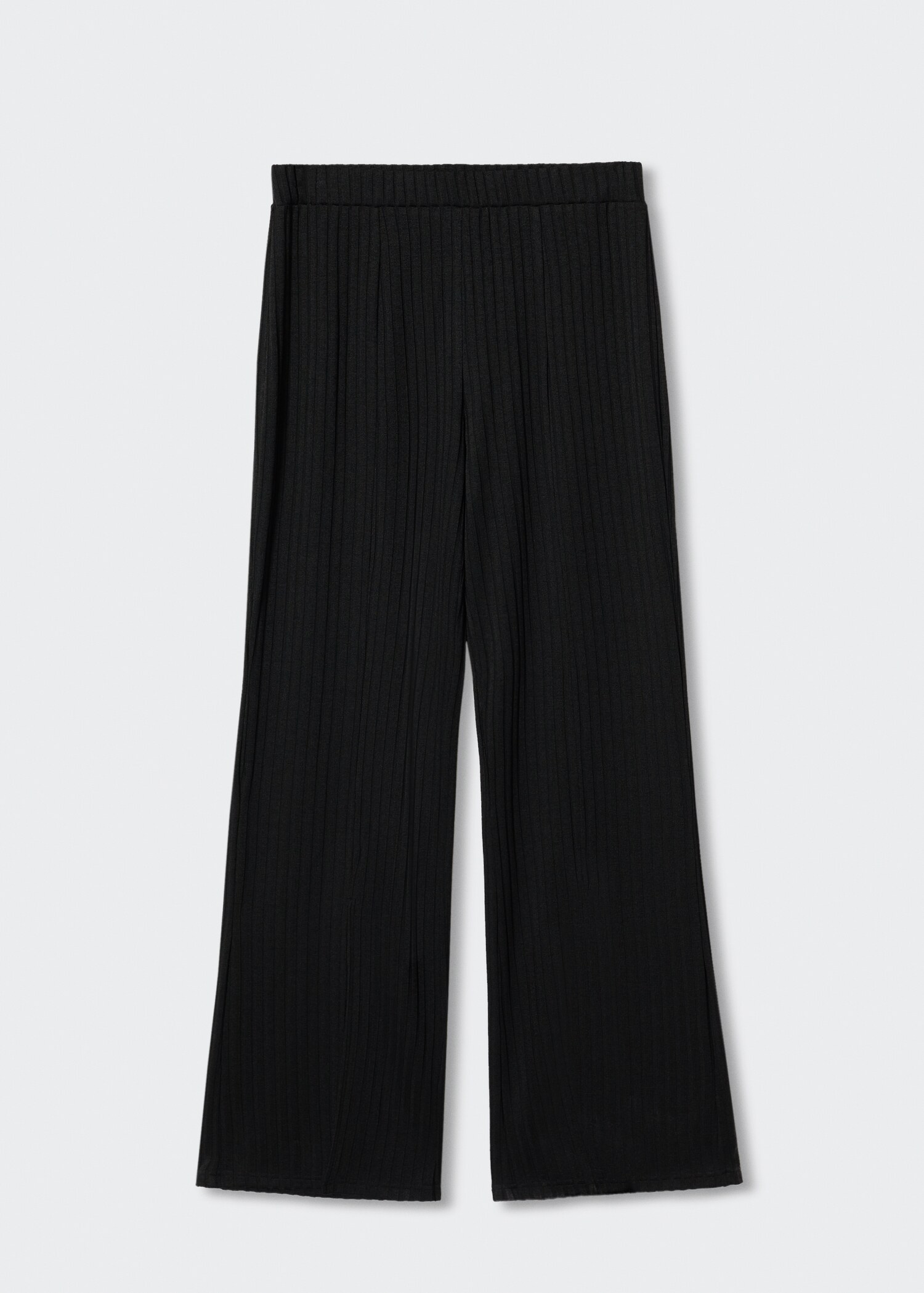 Gerippte Hose mit Seitenschlitz - Artikel ohne Model