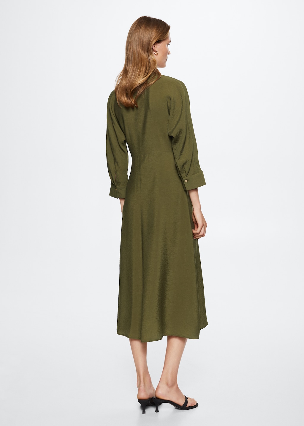 Flowy shirt dress