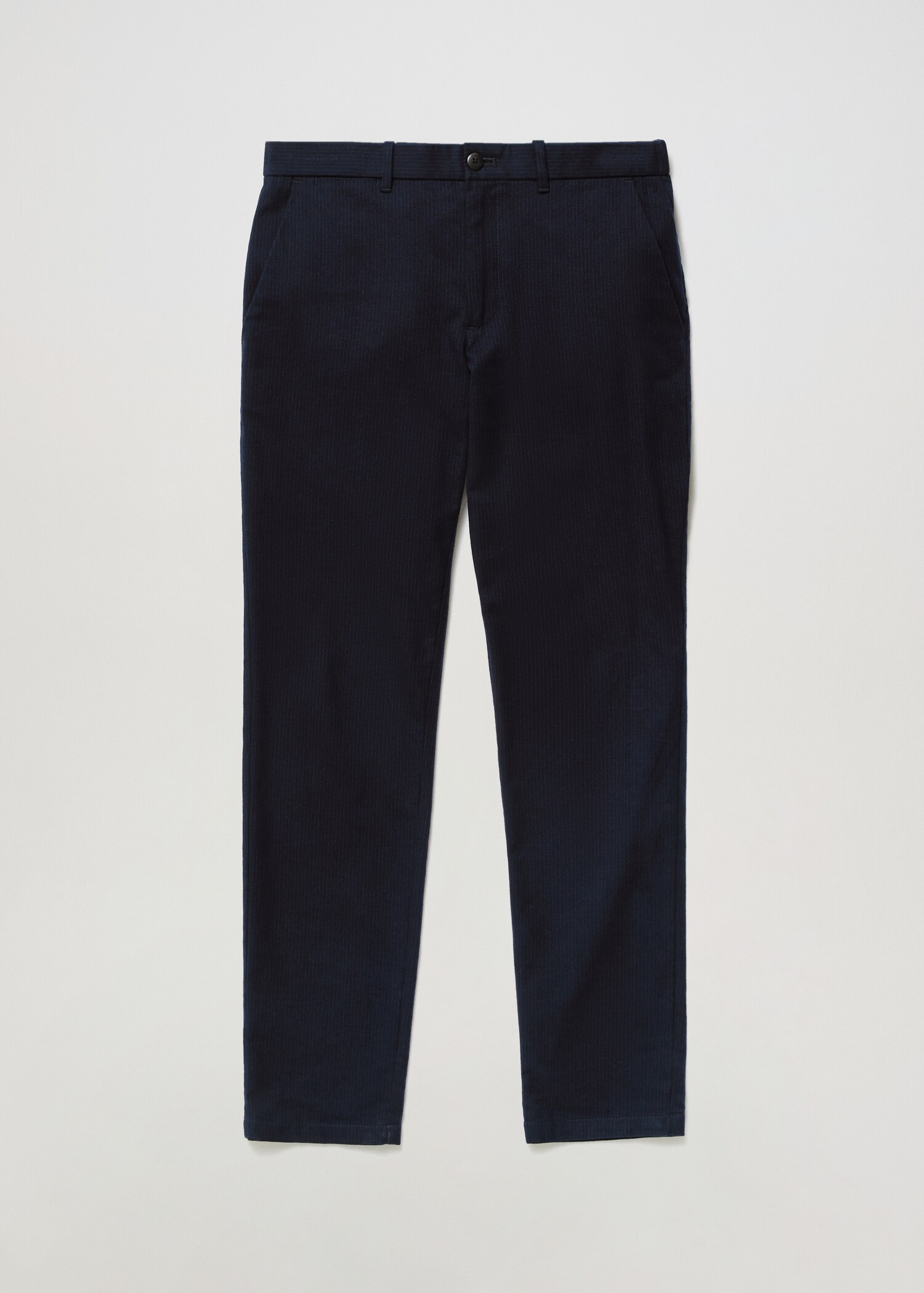 Slim-fit cotton trousers - Details of the article 3