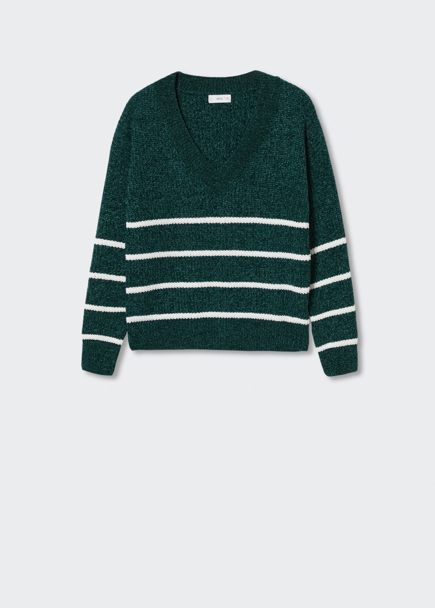 Chenille knit sweater - Article without model