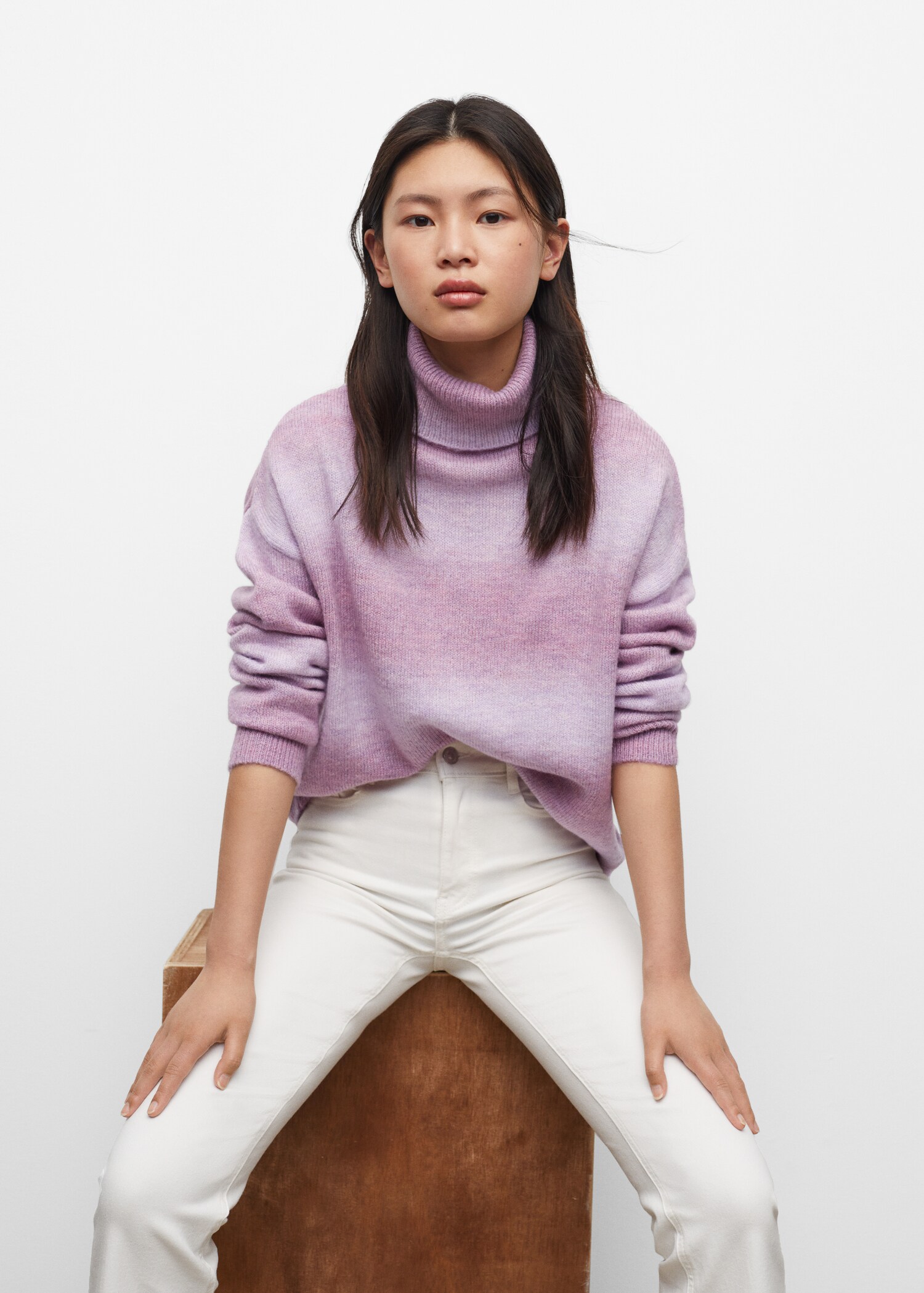 Degraded knitted sweater - Details of the article 3