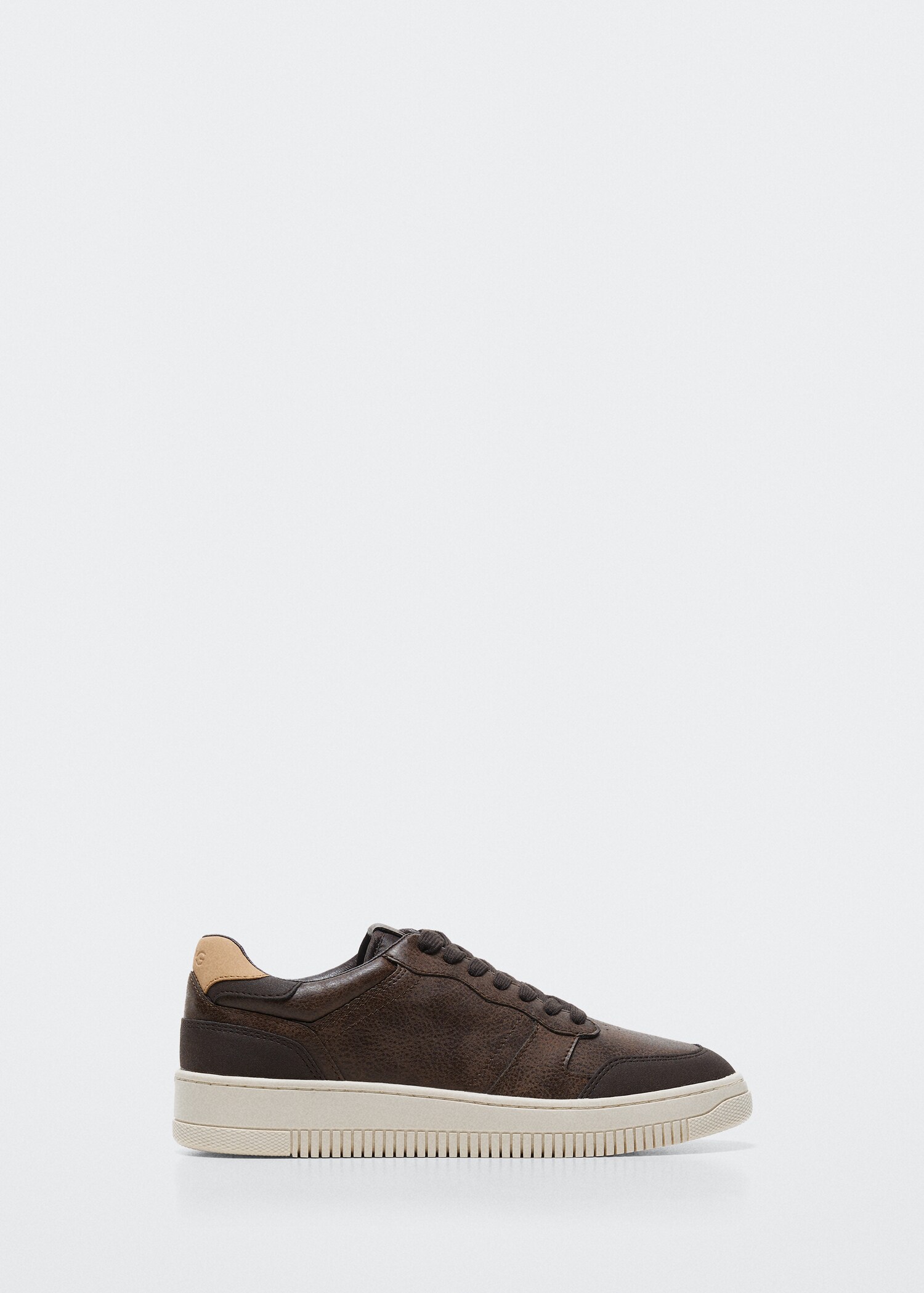Leather-effect trainers - Article without model