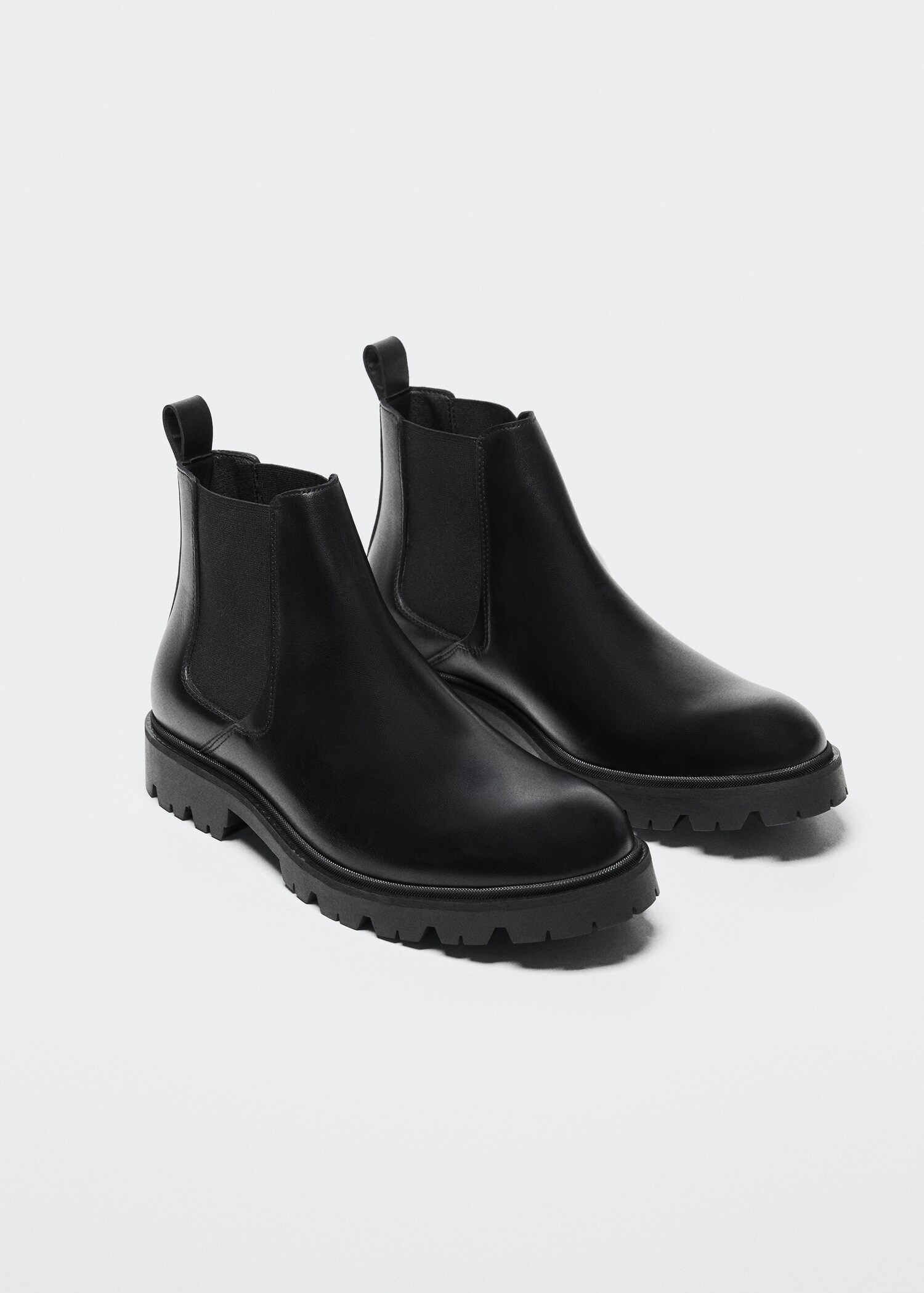 Track sole Chelsea boots - Medium plane