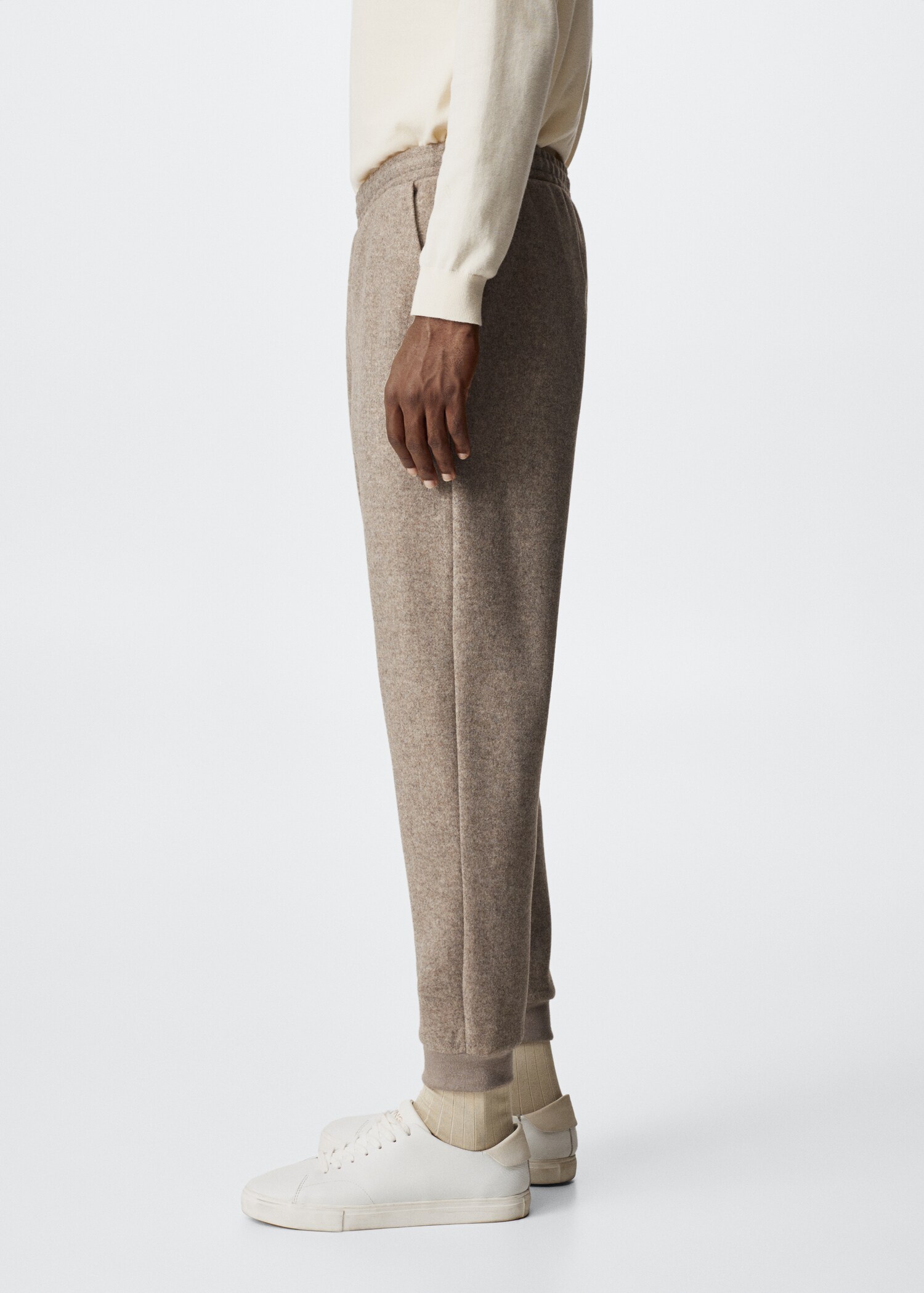 Textured jogger trousers - Details of the article 6