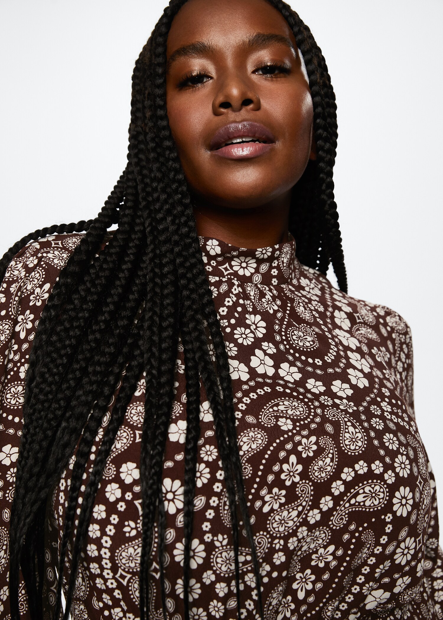 Flowy printed dress - Details of the article 5