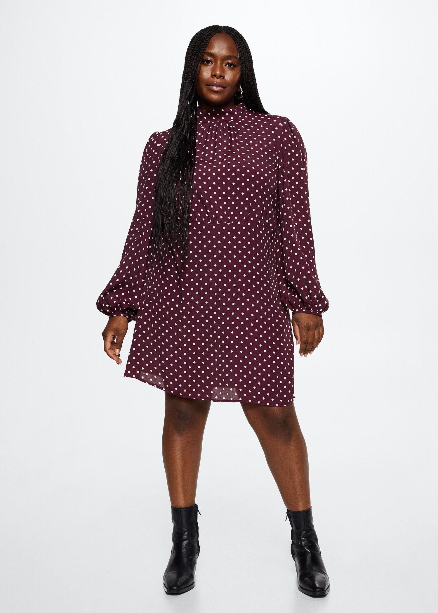 Flowy printed dress - Details of the article 3