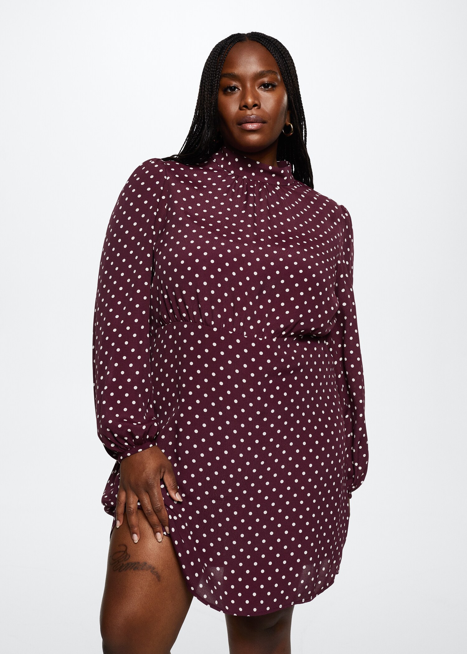 Flowy printed dress - Details of the article 4