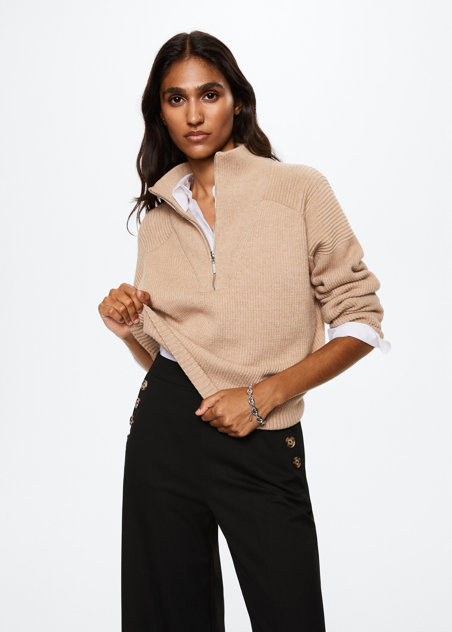 Buttons culottes trousers - Details of the article 1