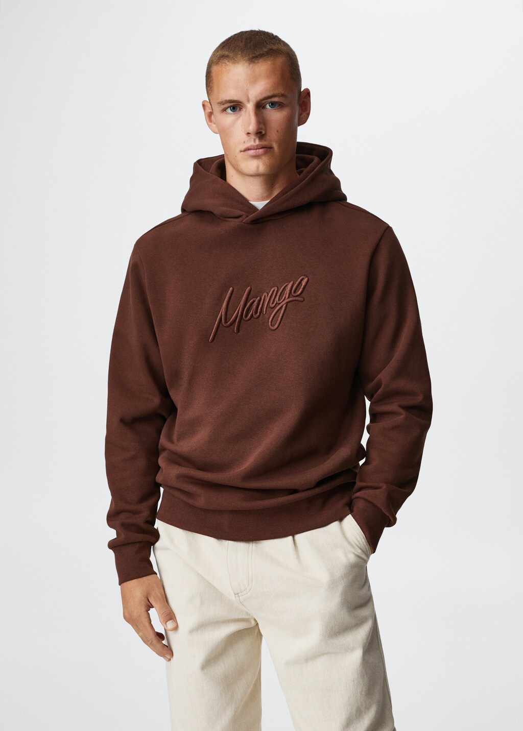 Mango man hoodie clearance