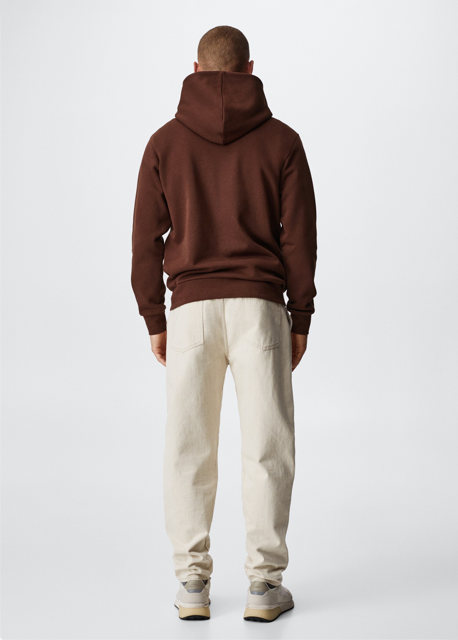 Baumwoll-Sweatshirt mit Logo - Rückseite des Artikels