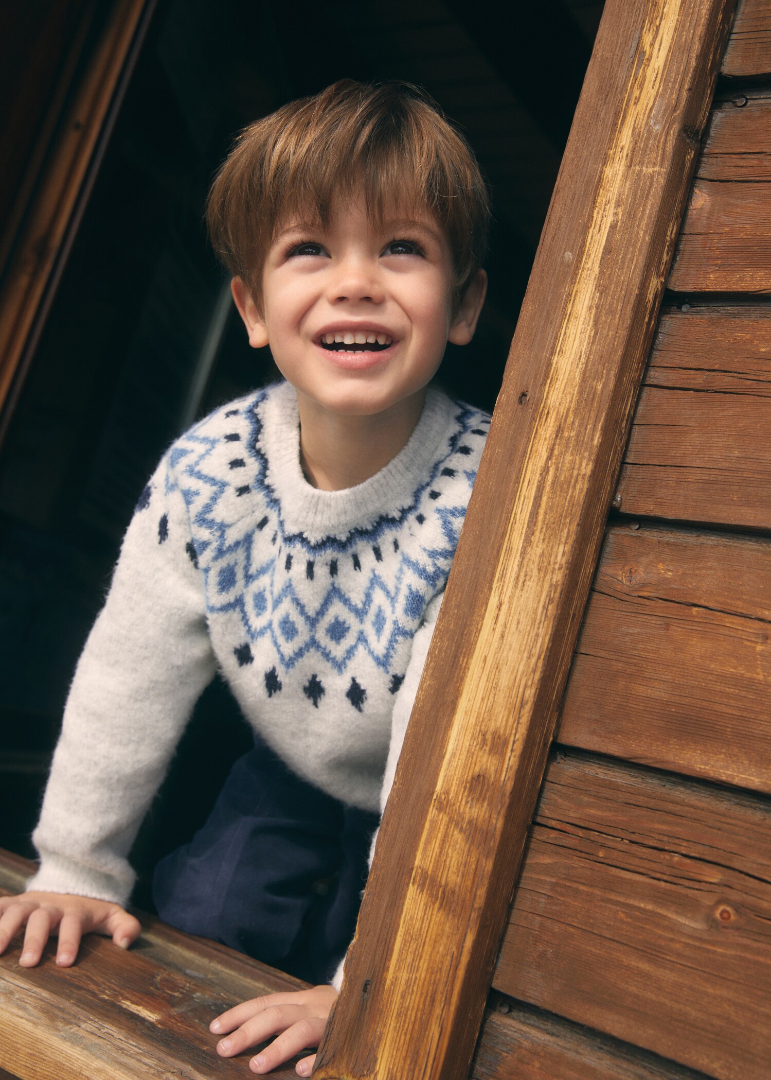 Flecked jacquard sweater - Details of the article 5