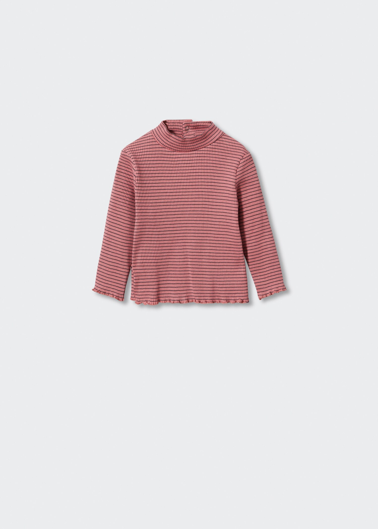 Gestreept T-shirt met col - Artikel zonder model
