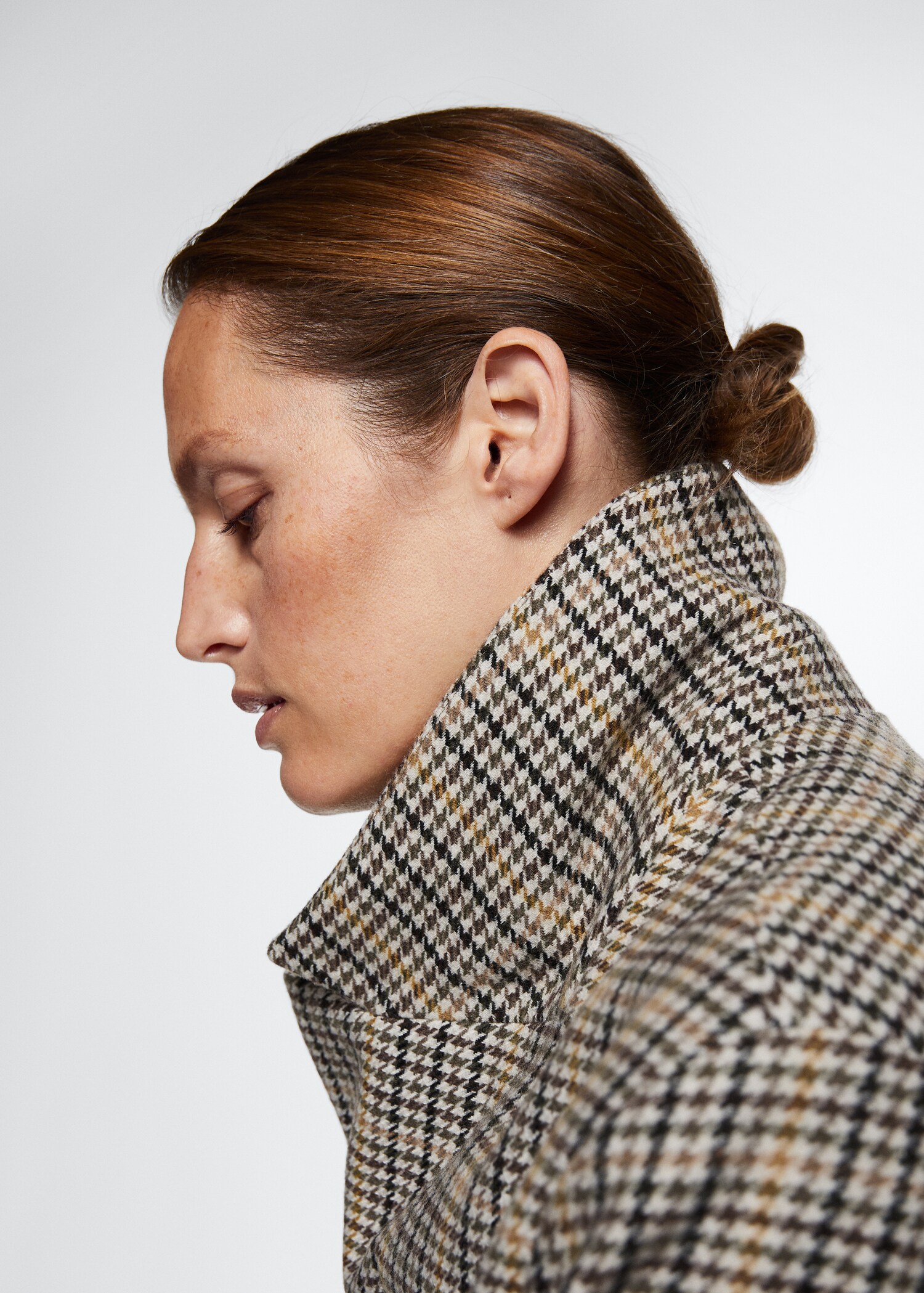 Manteau laine pied-de-poule - Détail de l'article 1
