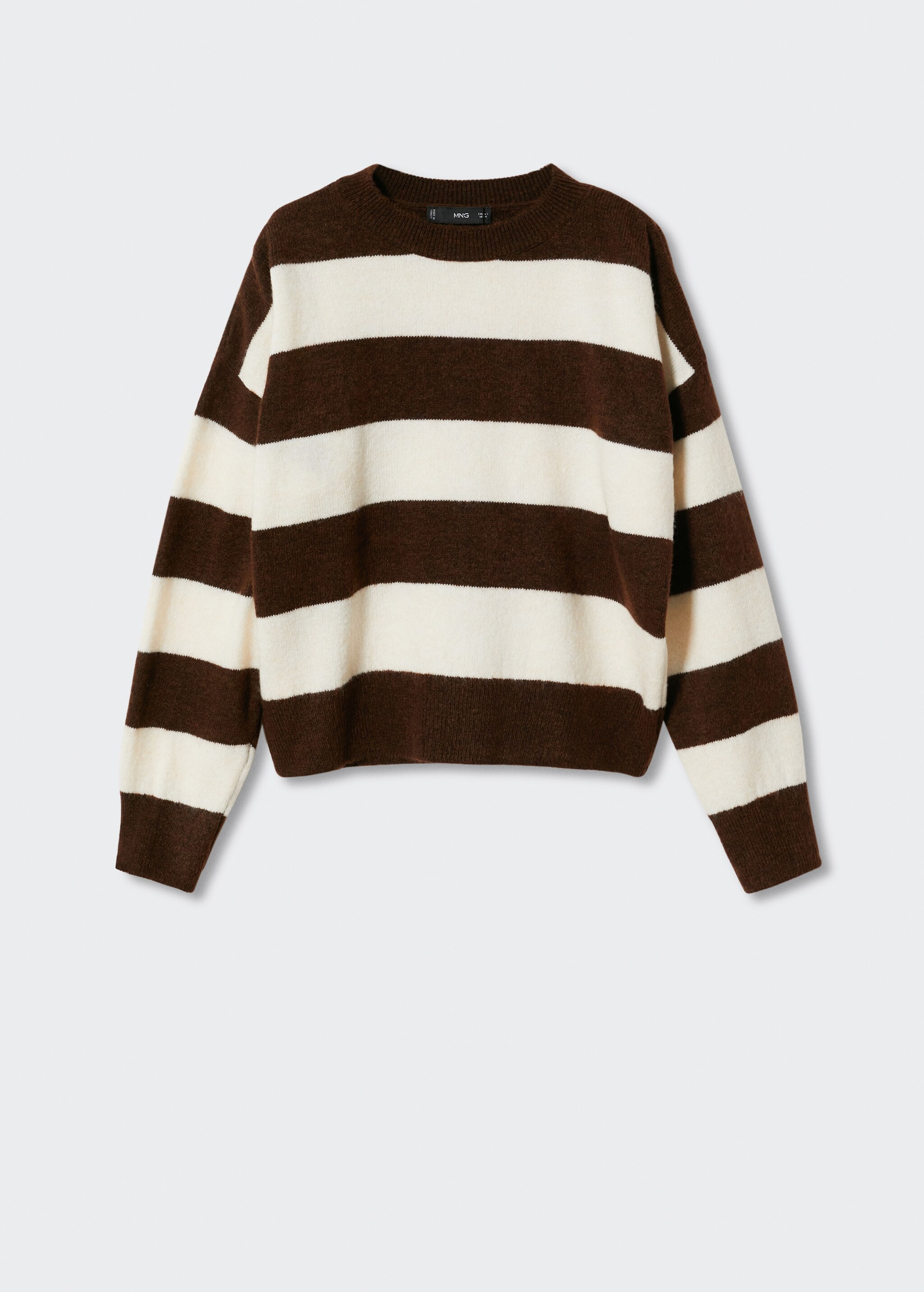 Round-neck striped sweater - Article without model