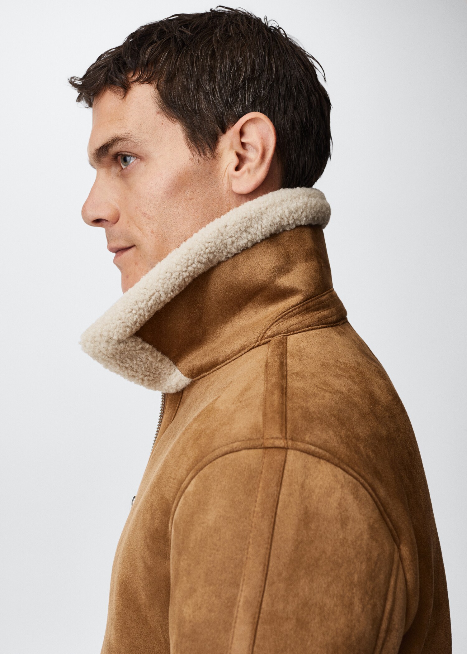Blouson aviateur imitation mouton - Détail de l'article 2