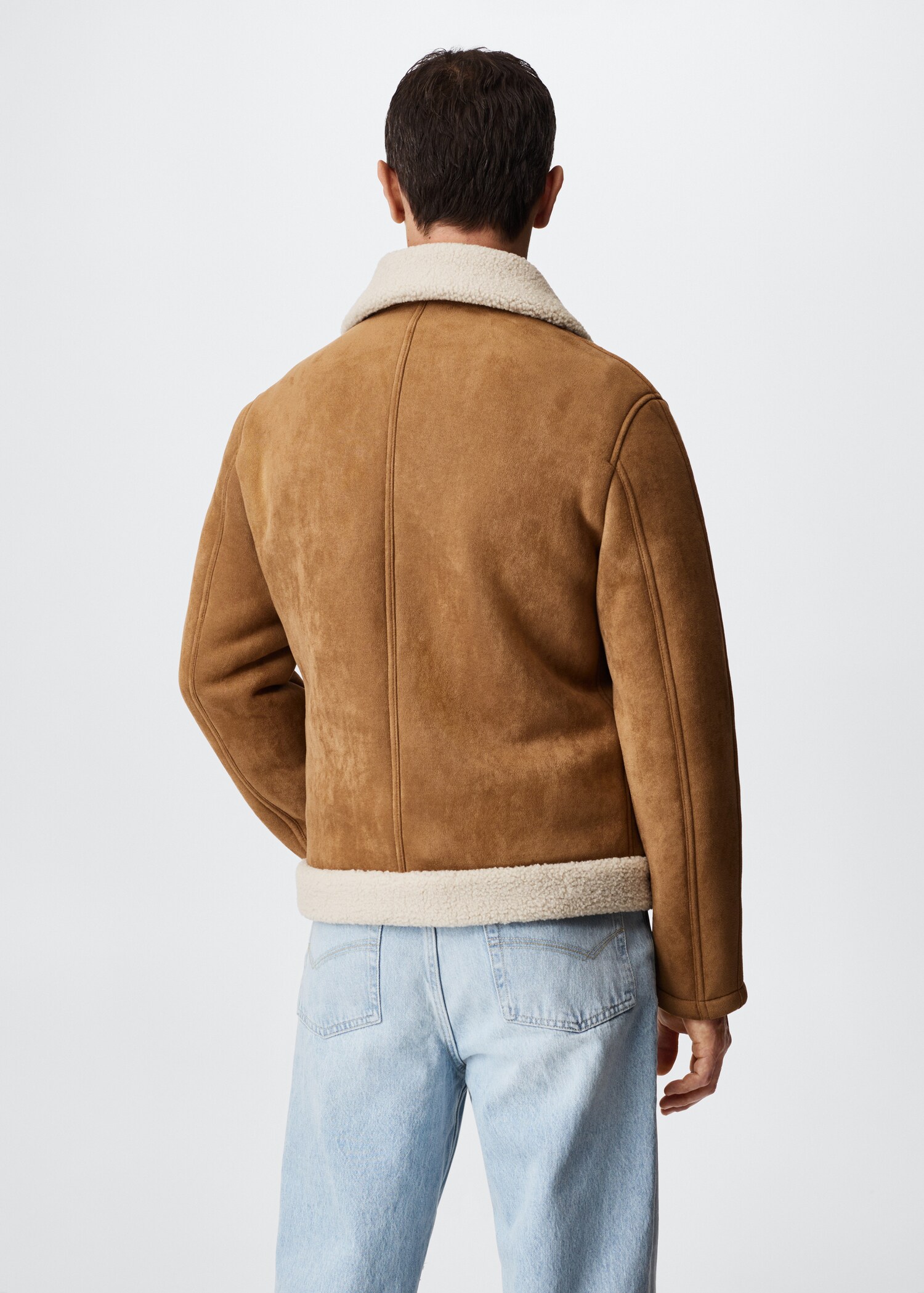 Blouson aviateur imitation mouton - Verso de l’article