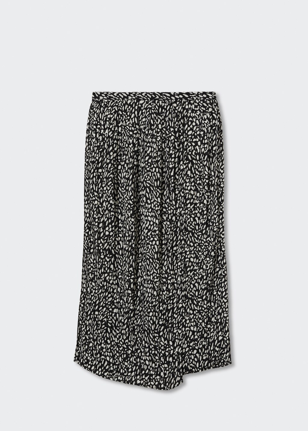Jupe portefeuille plissee Femme MANGO OUTLET Luxembourg