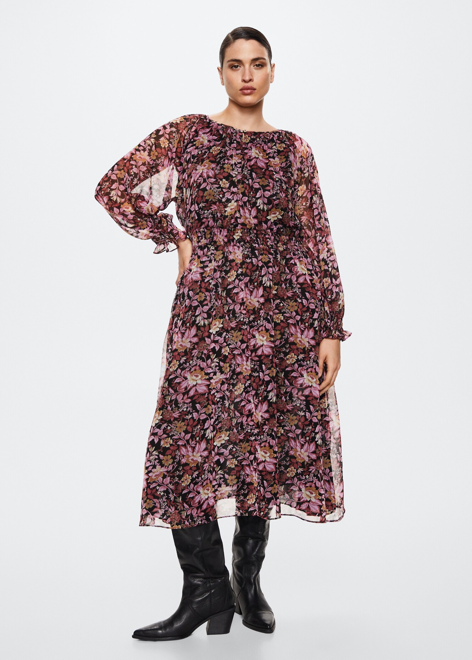Robe à imprimé fleurs - Détail de l'article 3