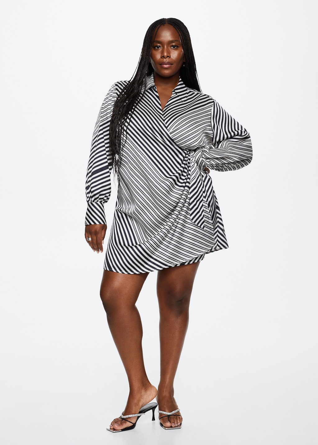 Mango flowy shirt dress shop