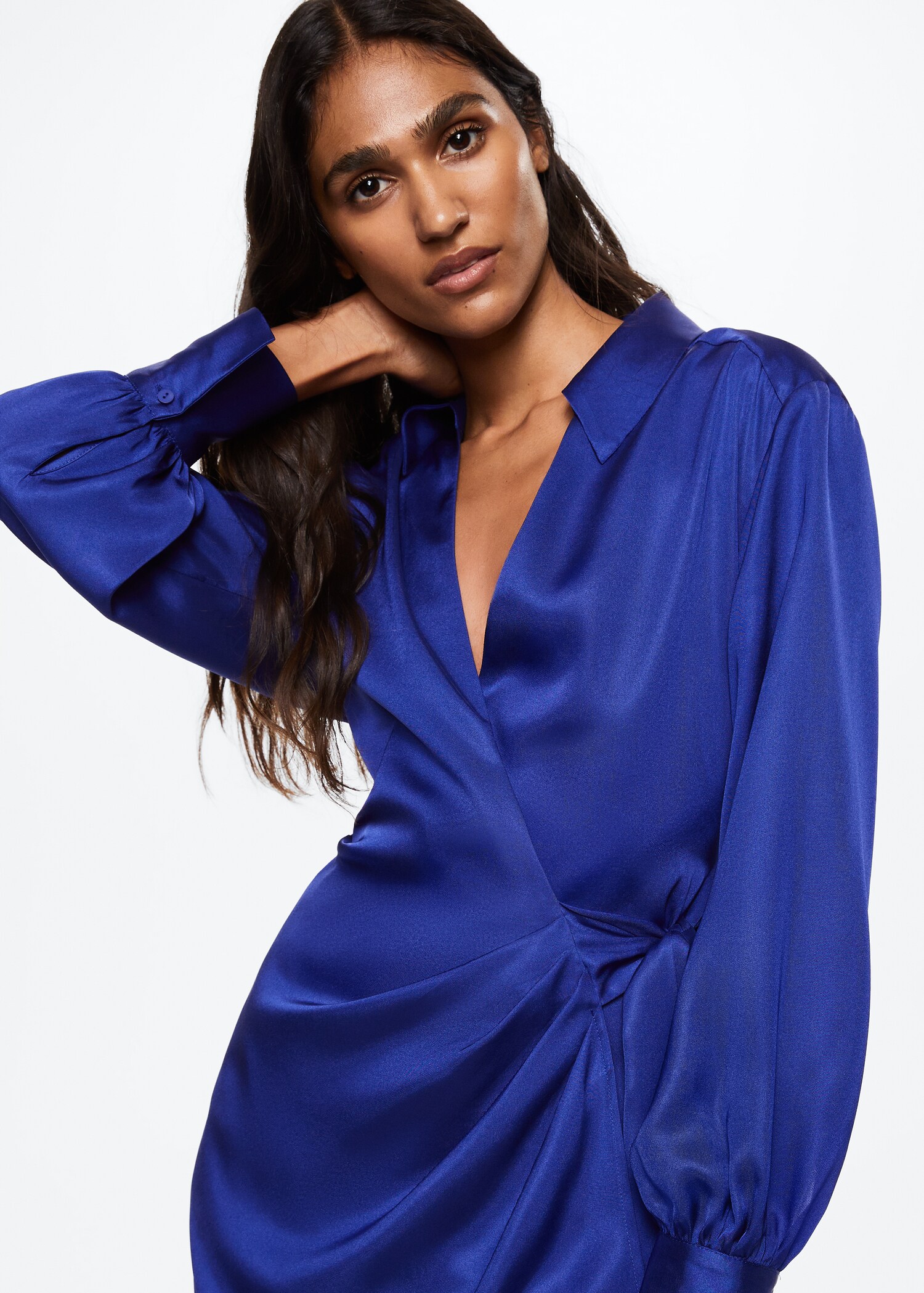 Flowy shirt dress - Details of the article 1