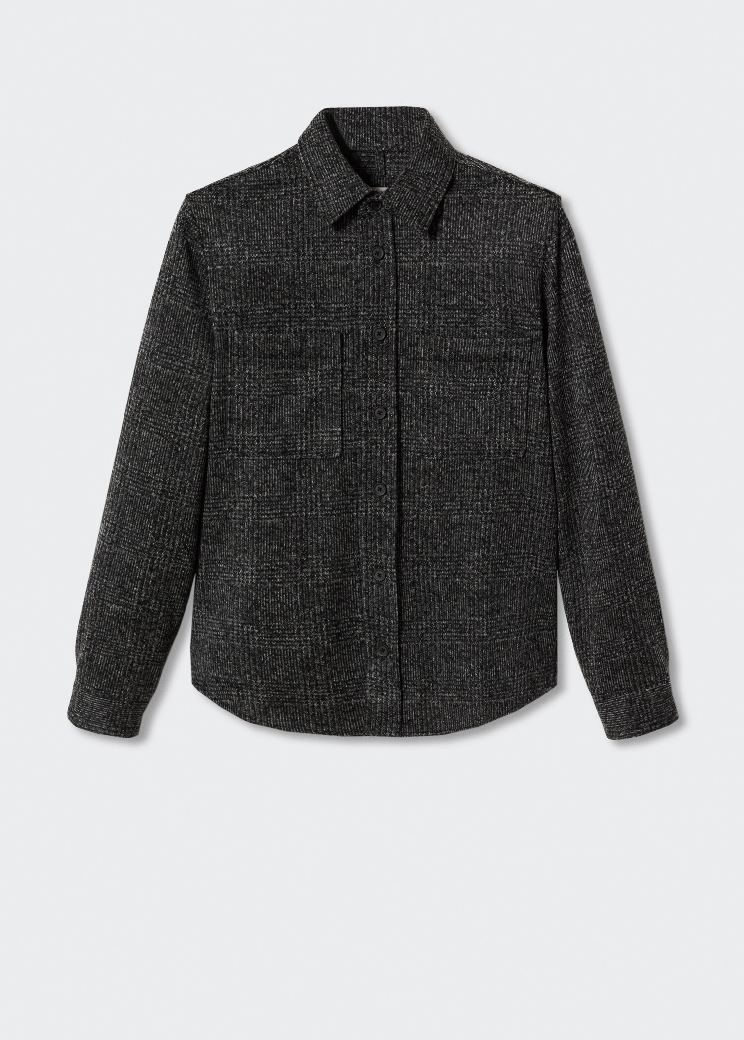Wool overshirt with pockets - Article without model