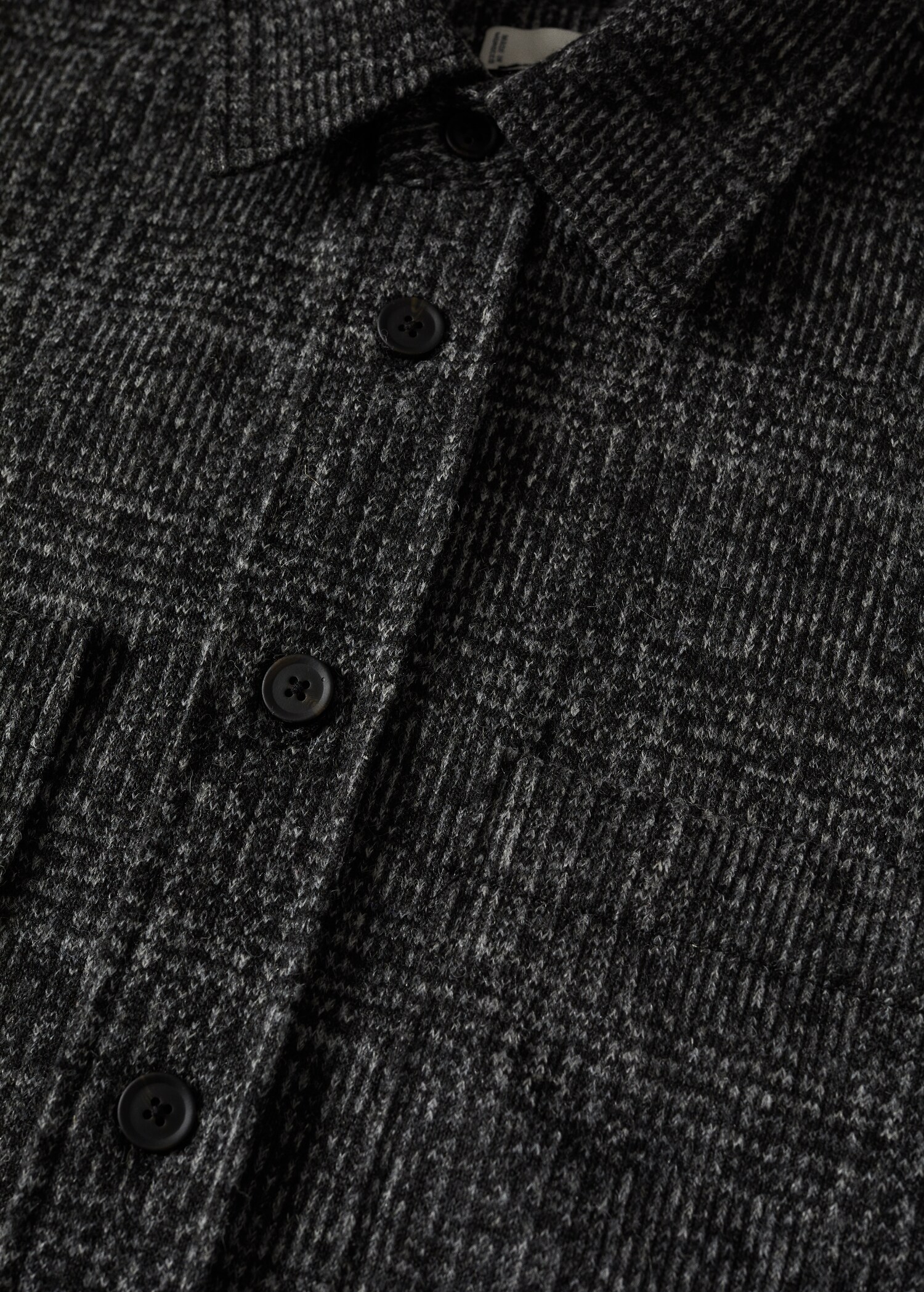 Wool overshirt with pockets - Details of the article 8