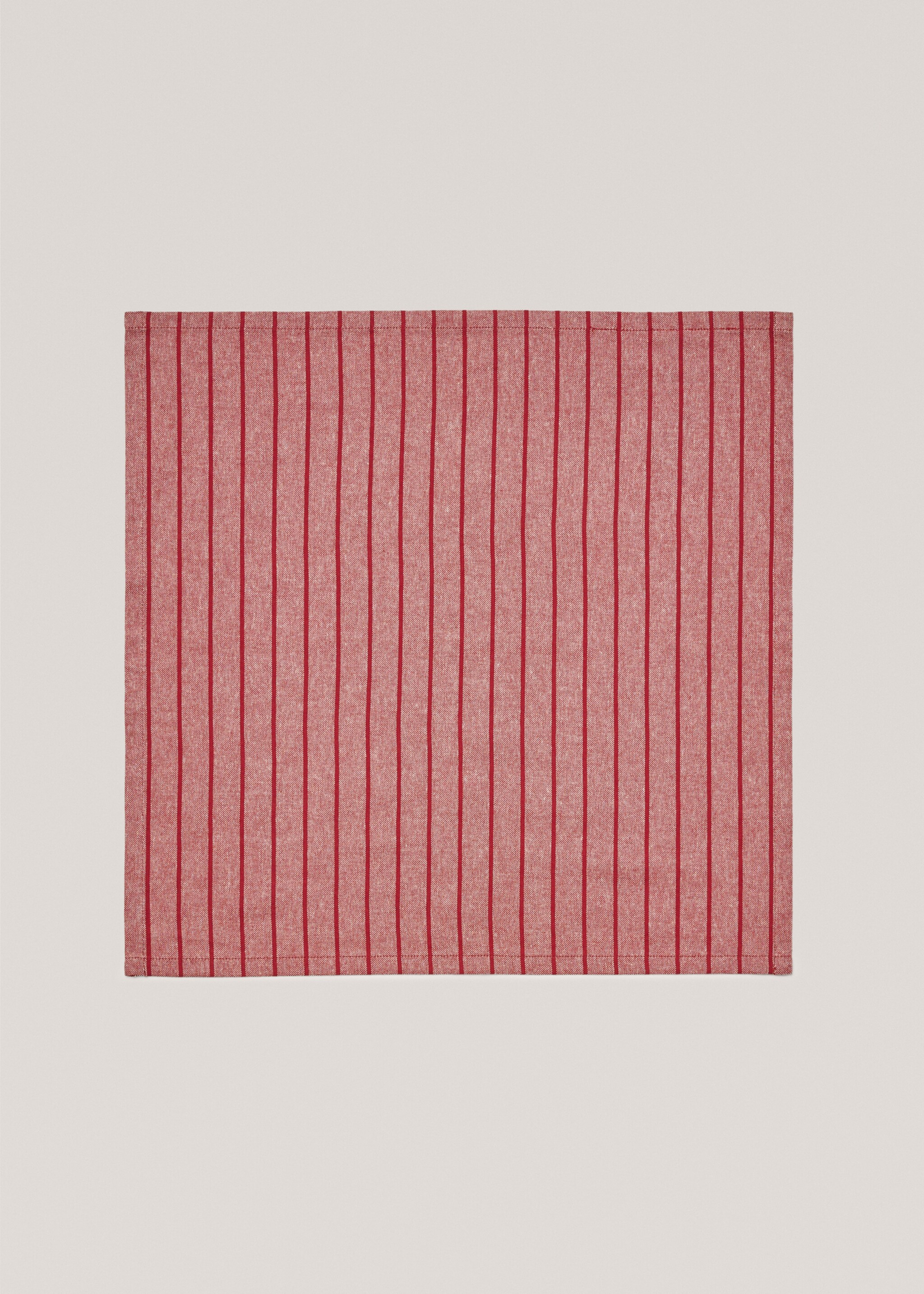 2er-Pack Karierte Servietten aus Baumwolle 45 x 45 cm - Artikel ohne Model