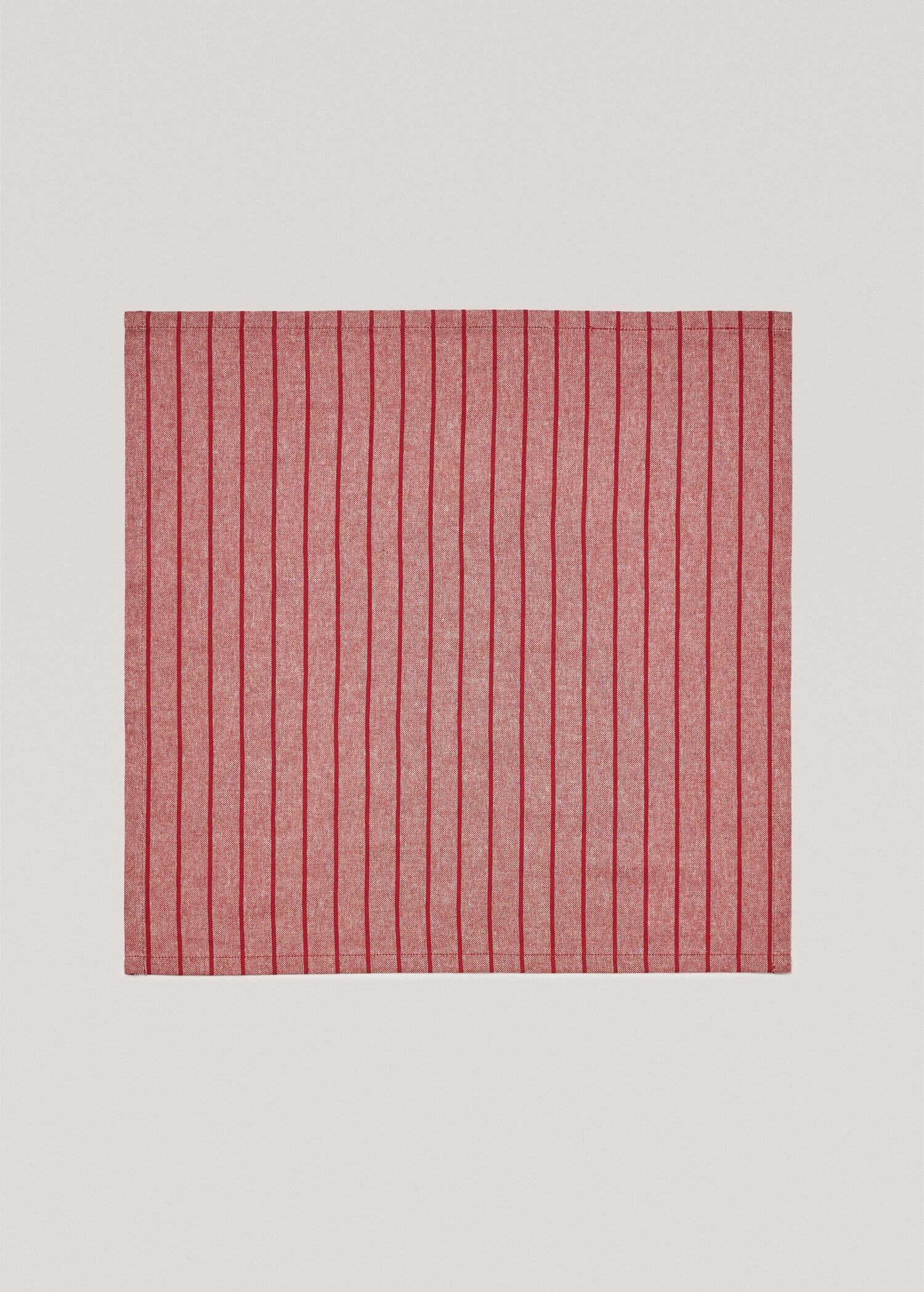 Pack of 2 check cotton napkins 45x45cm - Article without model