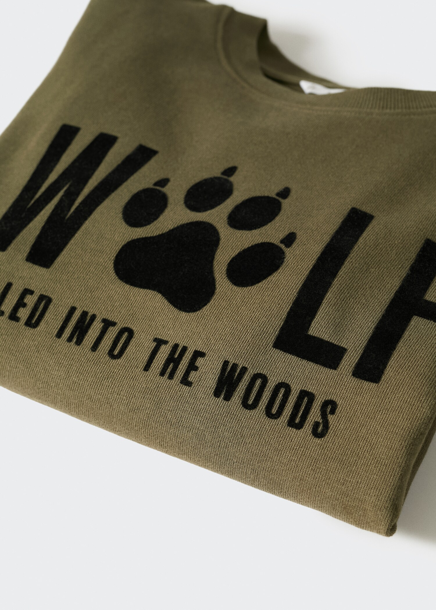 Textured printed sweatshirt - Details of the article 8
