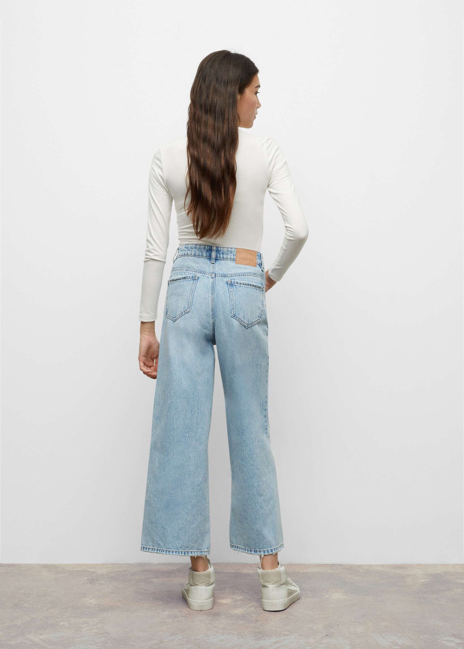 T-shirt manches longues slim fit - Verso de l’article