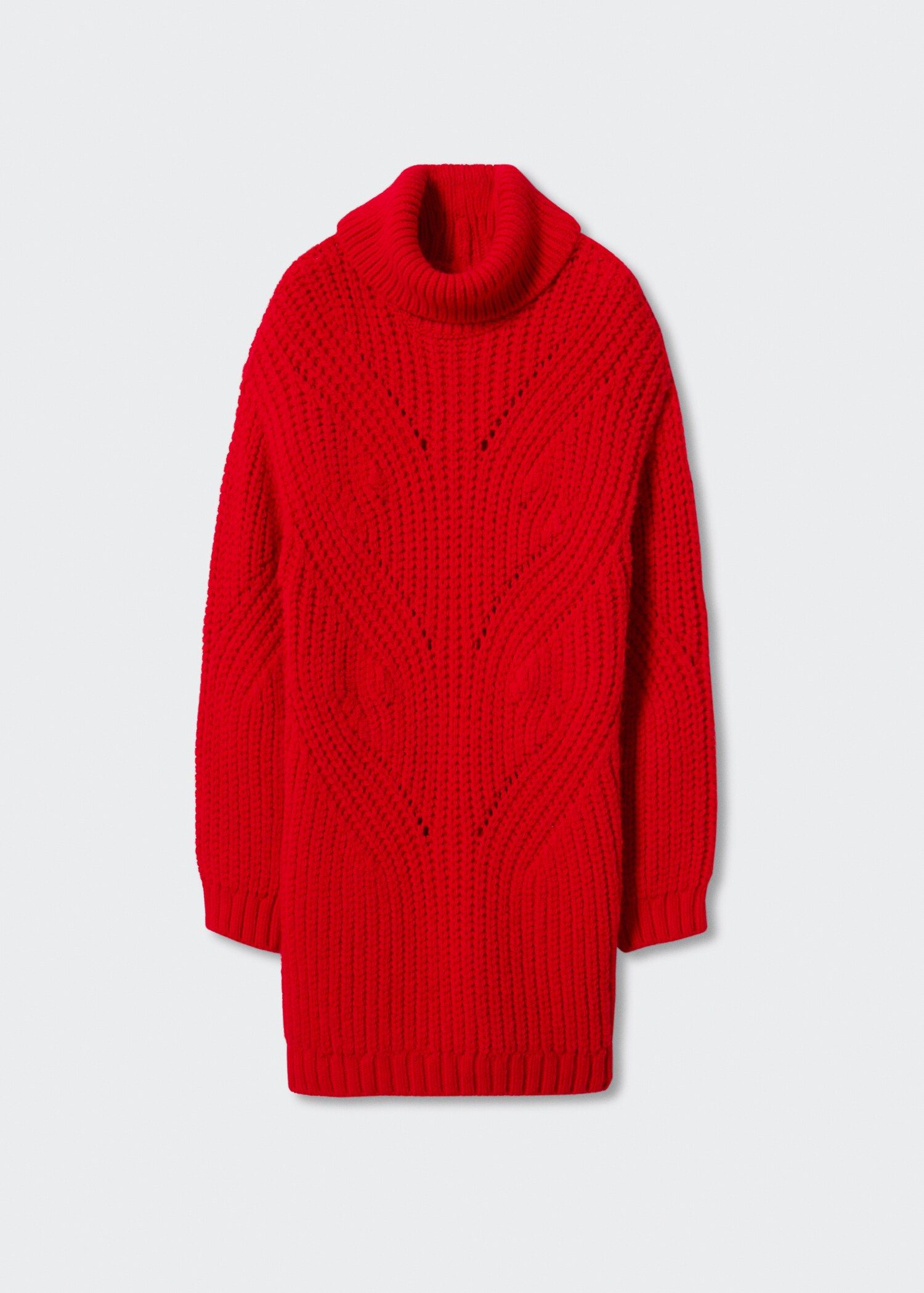 Robe maille col roulé - Article sans modèle