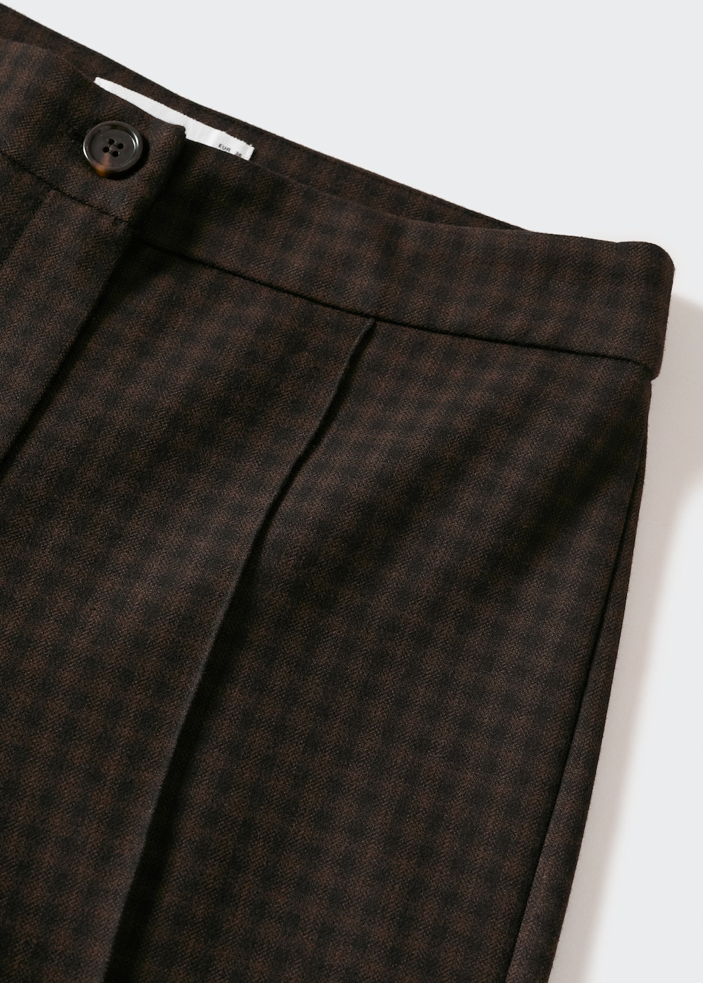 Pantalon flare carreaux outlet