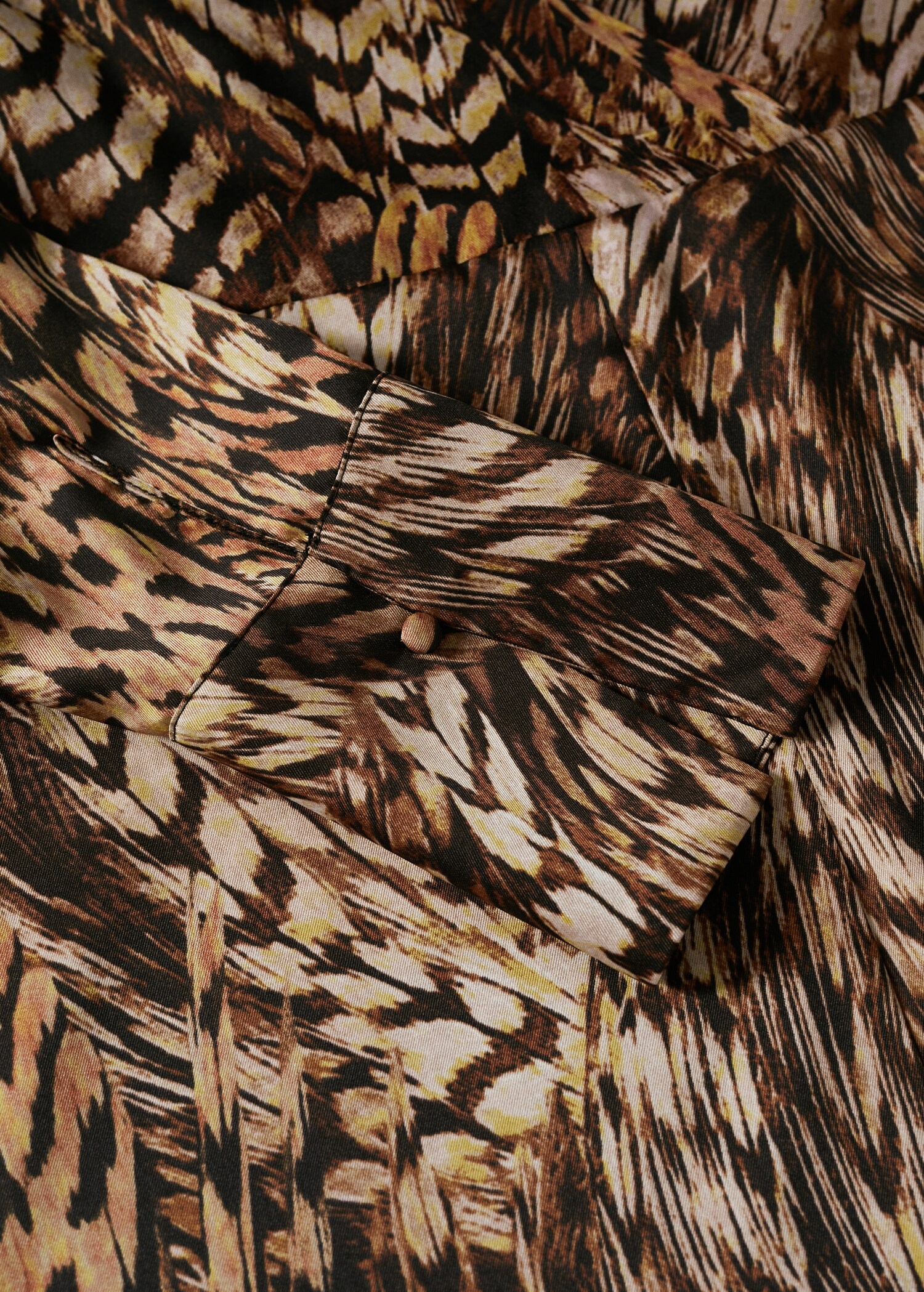 Flowy animal print dress - Details of the article 8