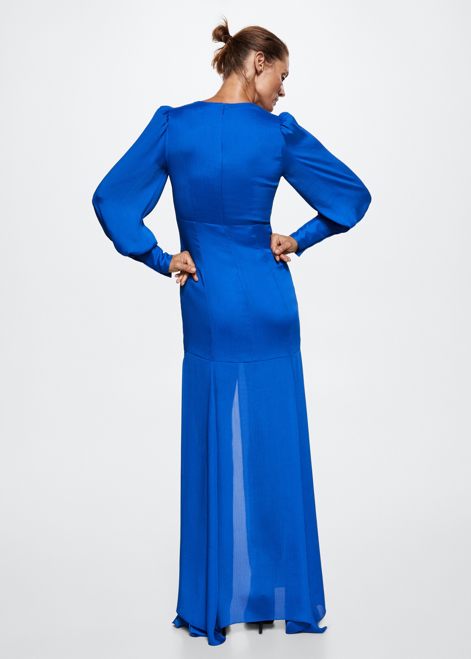 Vestido largo abertura - Reverso del artículo