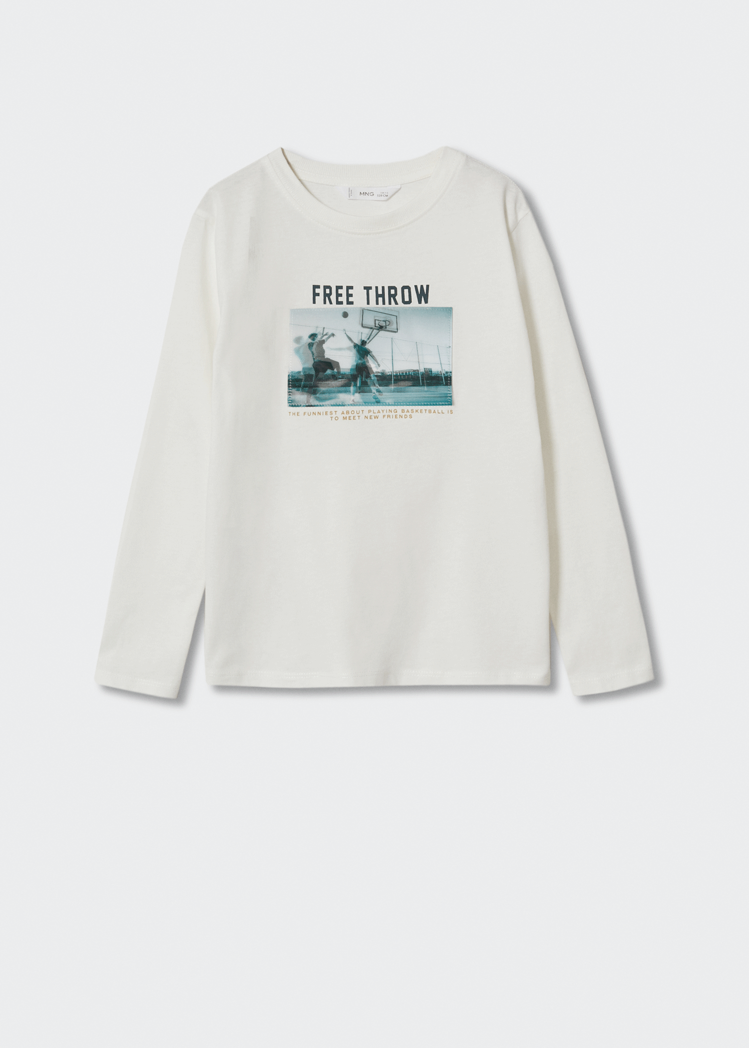 Printed cotton-blend t-shirt - Details of the article 6