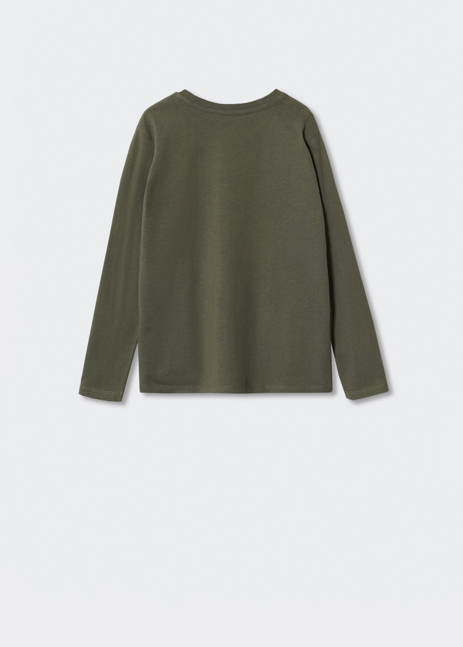 Printed cotton-blend t-shirt - Reverse of the article