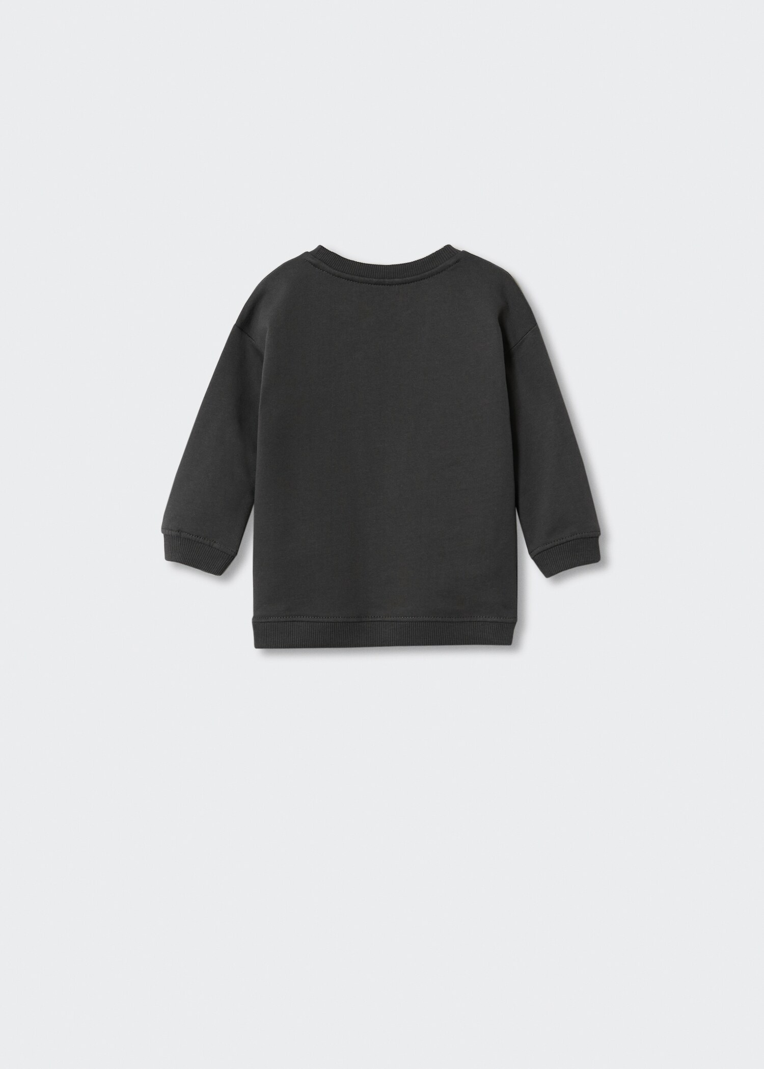 Robe sweat-shirt coton  - Verso de l’article