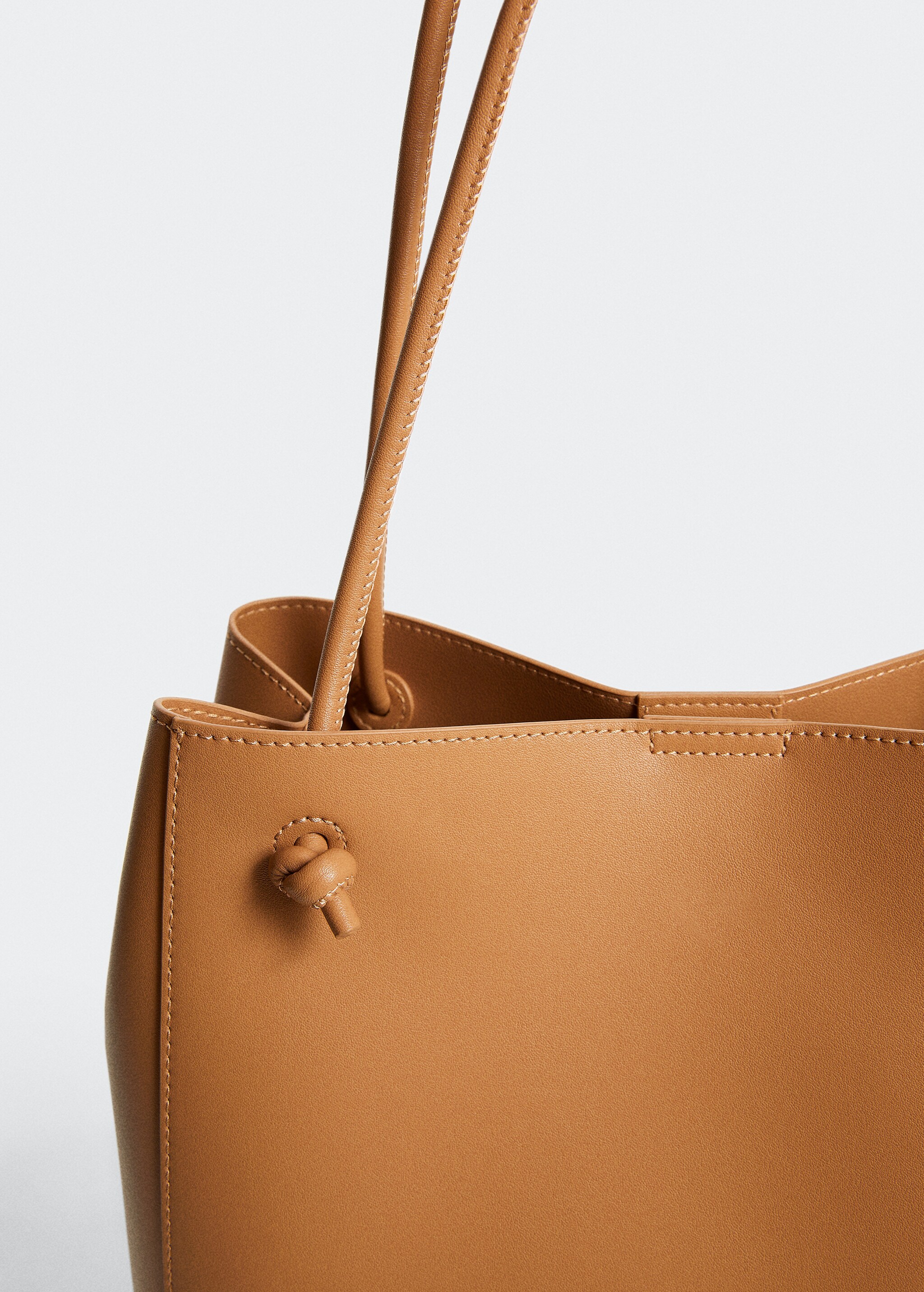 Knots pleated shopper bag - Details of the article 1