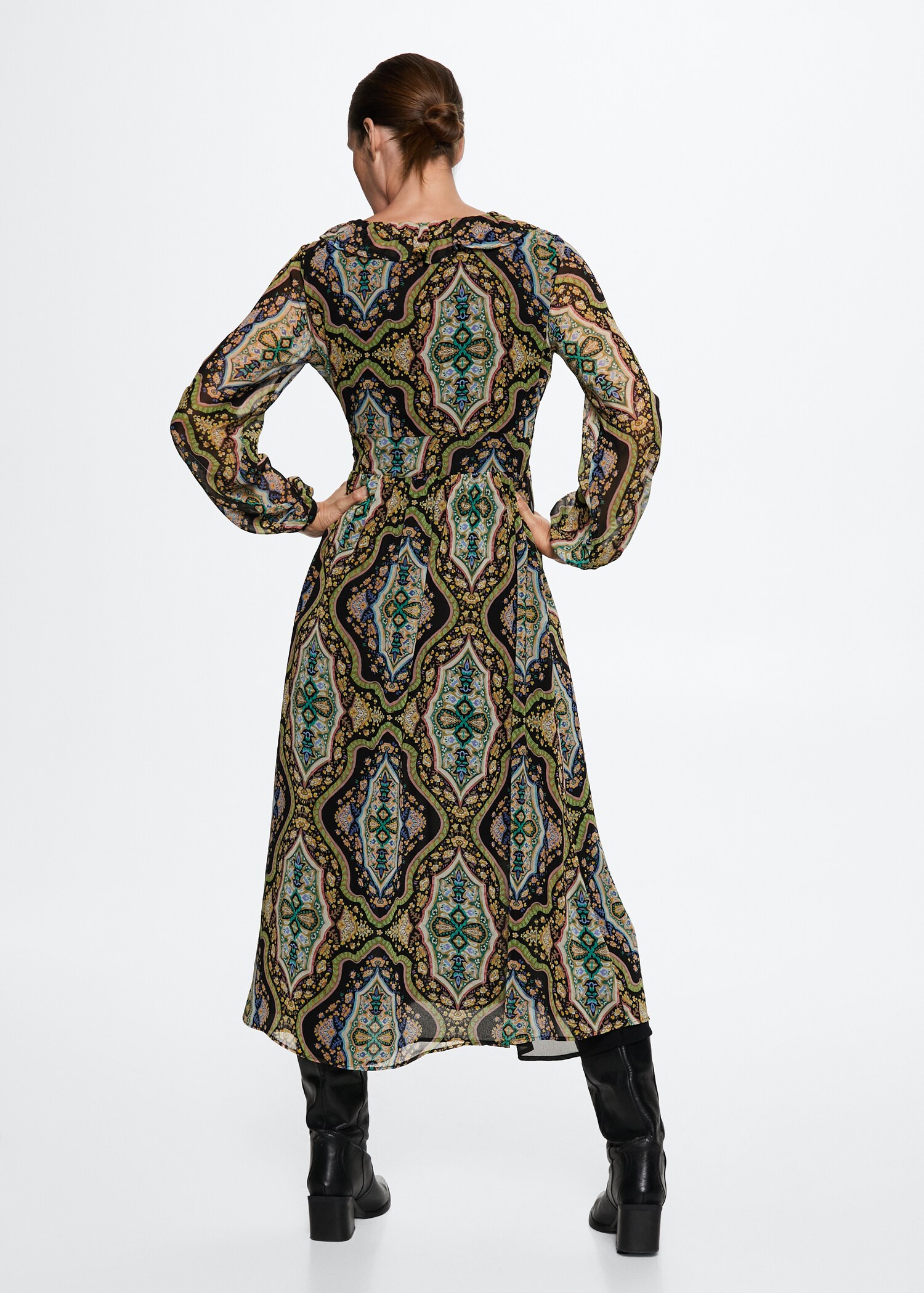Robe en imprimé baroque - Verso de l’article