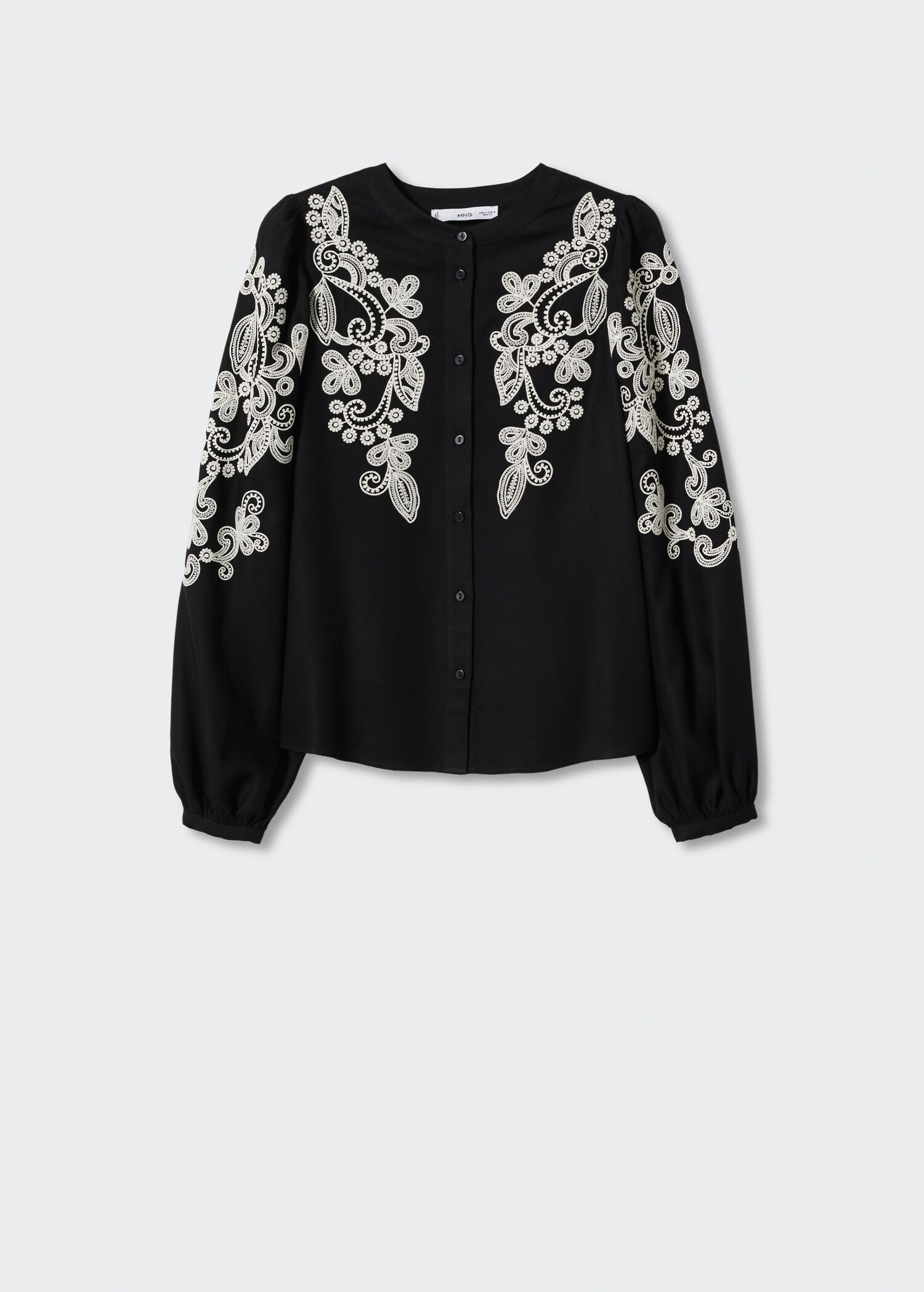Floral embroidery blouse - Article without model