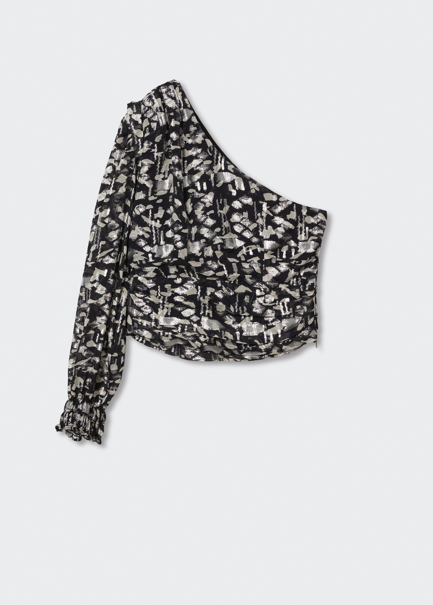 Blusa asimetrica detalle brillo - Artículo sin modelo