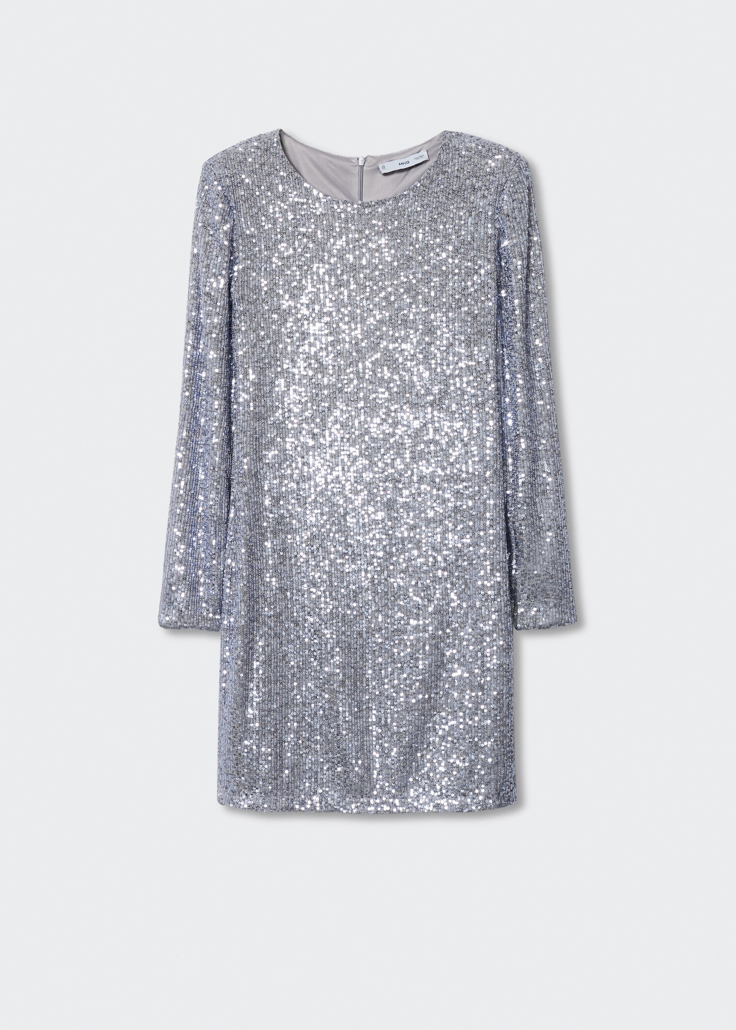 Paillettenkleid mit langen Ärmeln - Artikel ohne Model