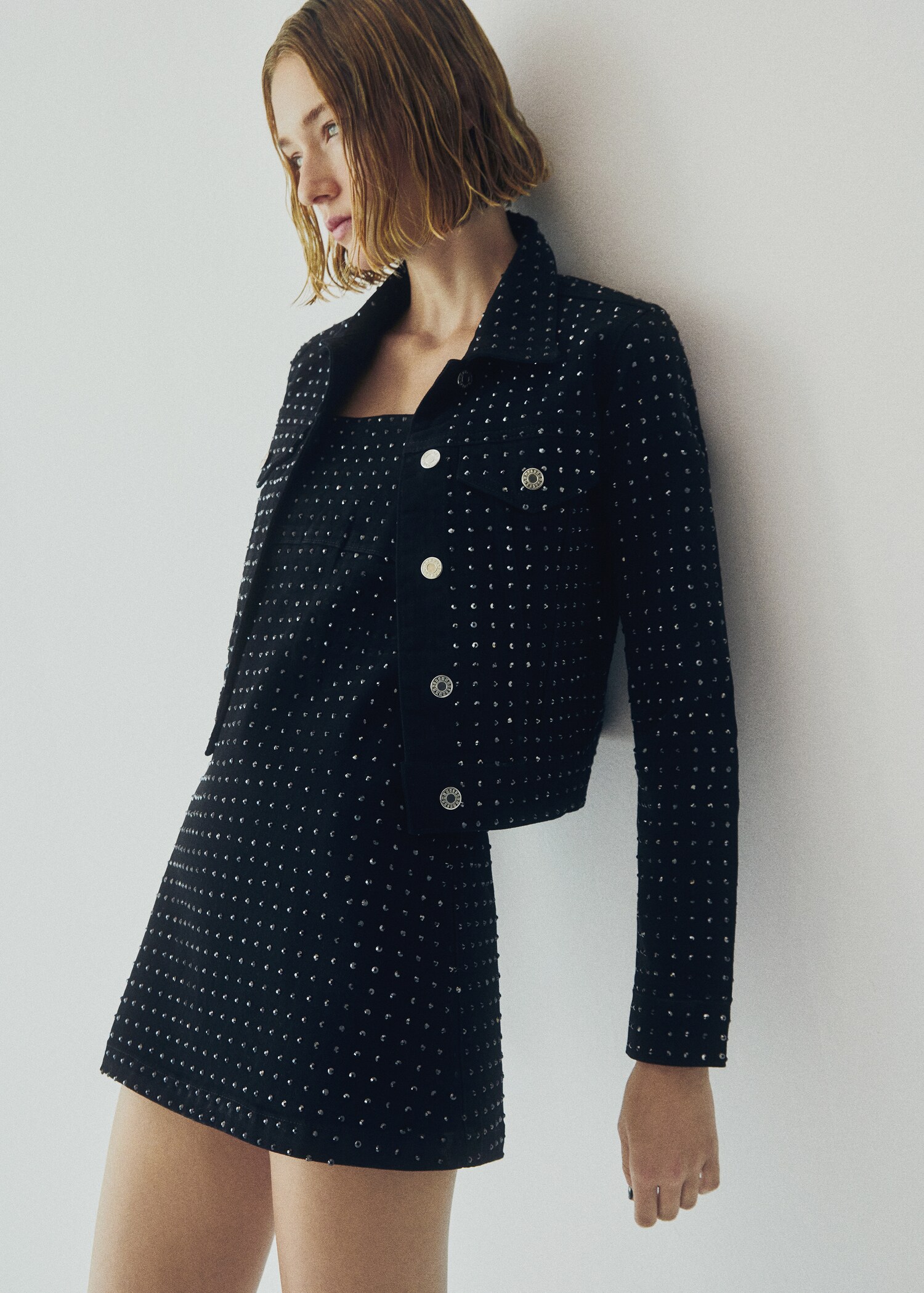 Denim jacket with rhinestones - Details of the article 7