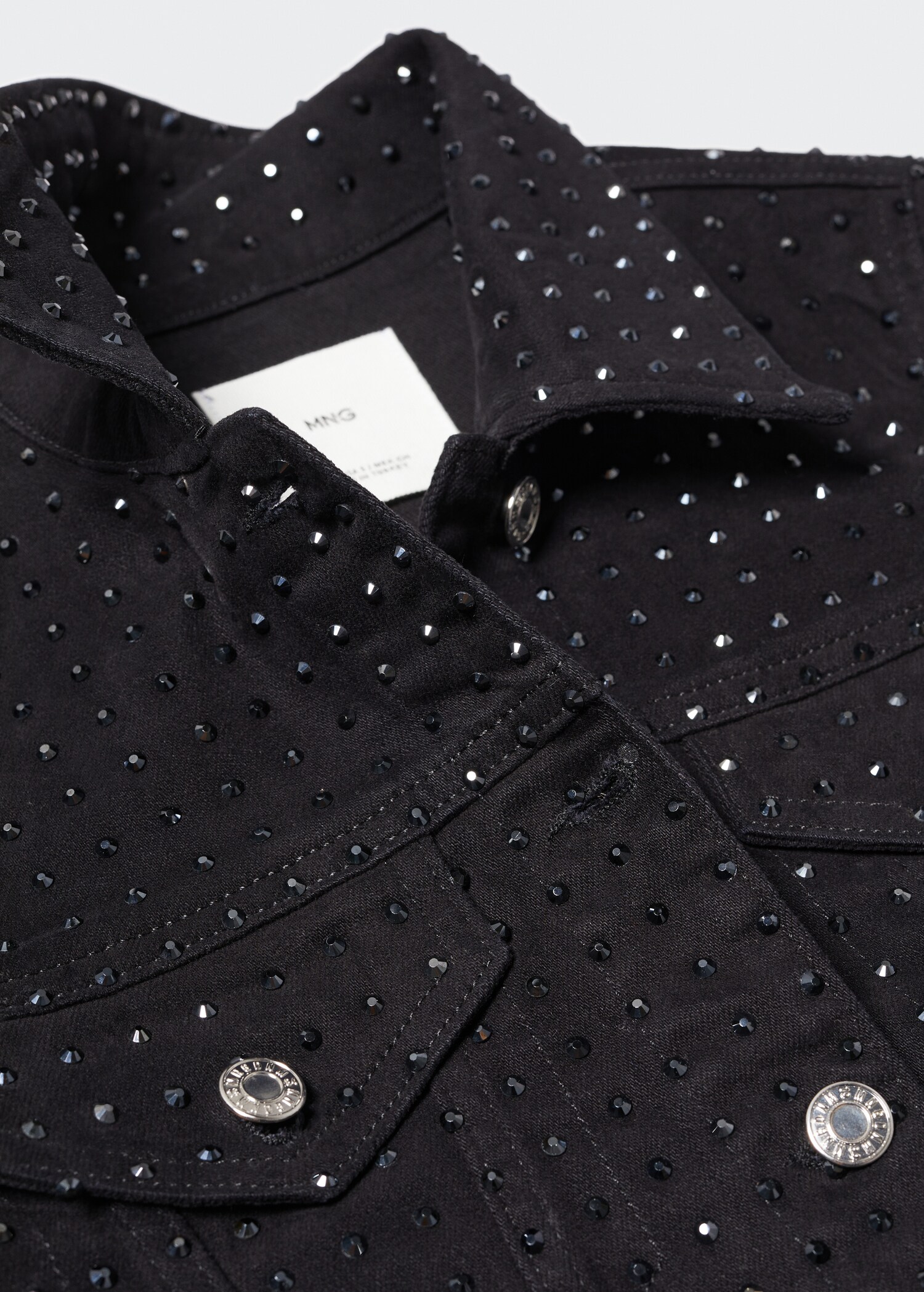 Denim jacket with rhinestones - Details of the article 8