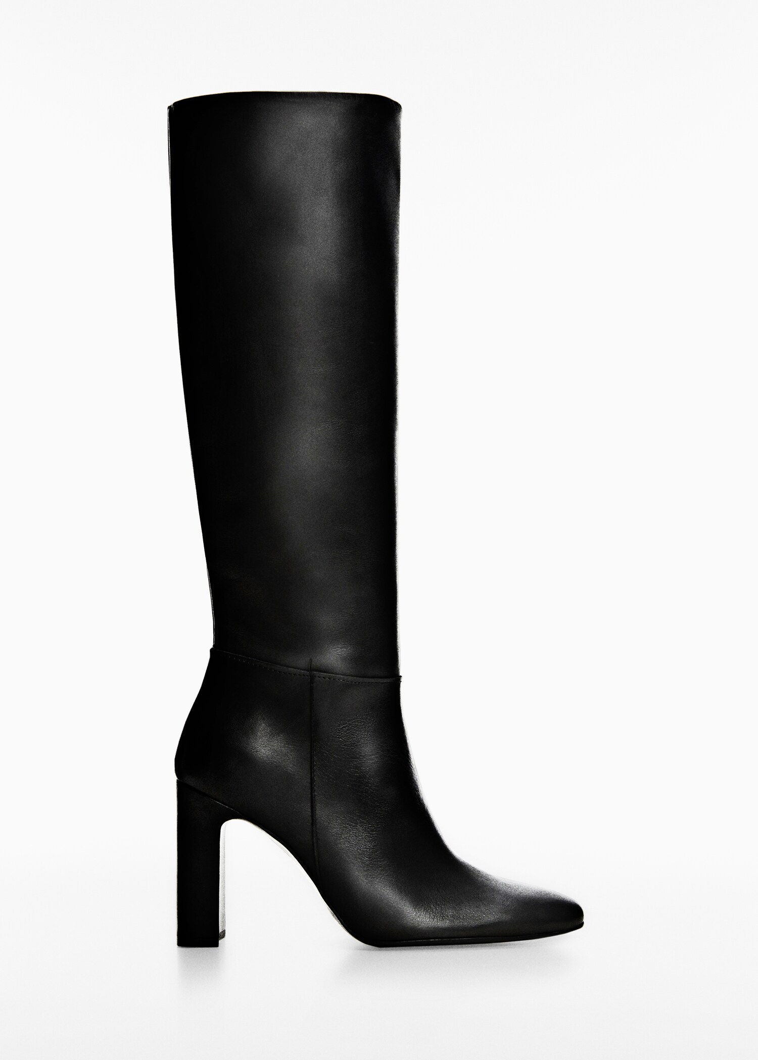 Leather boots with tall leg - Article without model